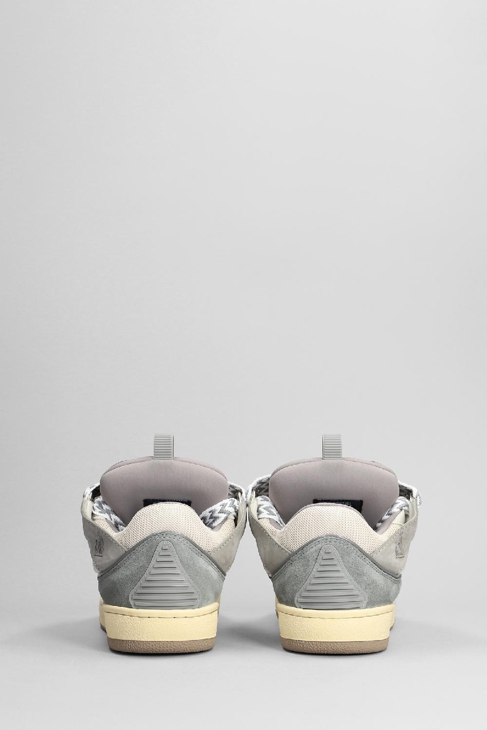 Deliberti Lanvin Sneakers Curb In Pelle Grigia Cod. 392661 - Deliberti The Luxury Shopping