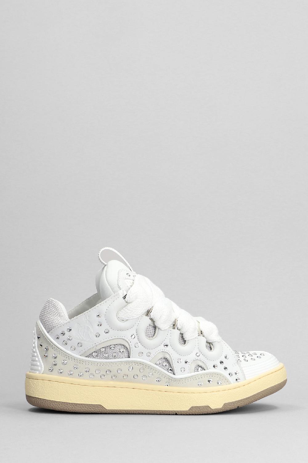 Deliberti Lanvin Sneakers curb in pelle grigia cod. 396959 - Deliberti The Luxury Shopping