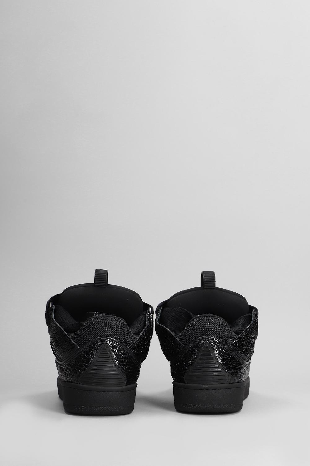 Deliberti Lanvin Sneakers Curb In Pelle Nera Cod. 406106 - Deliberti The Luxury Shopping
