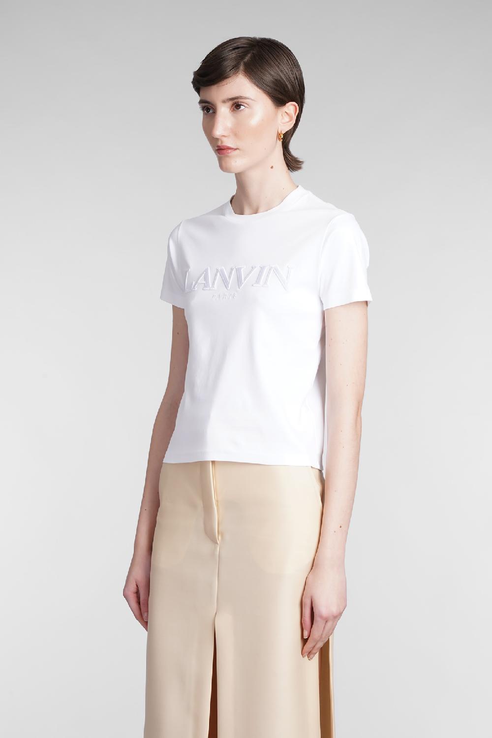 Deliberti Lanvin T-shirt In Cotone Bianco Cod. 366990 - Deliberti The Luxury Shopping