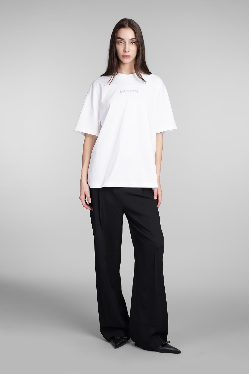 Deliberti Lanvin T-shirt In Cotone Bianco Cod. 406088 - Deliberti The Luxury Shopping