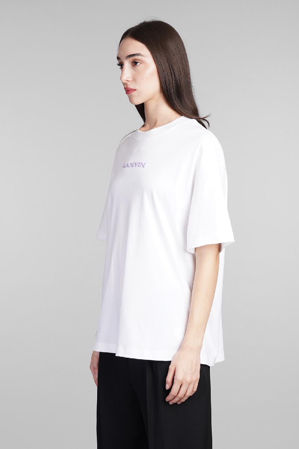 Deliberti Lanvin T-shirt In Cotone Bianco Cod. 406088 - Deliberti The Luxury Shopping