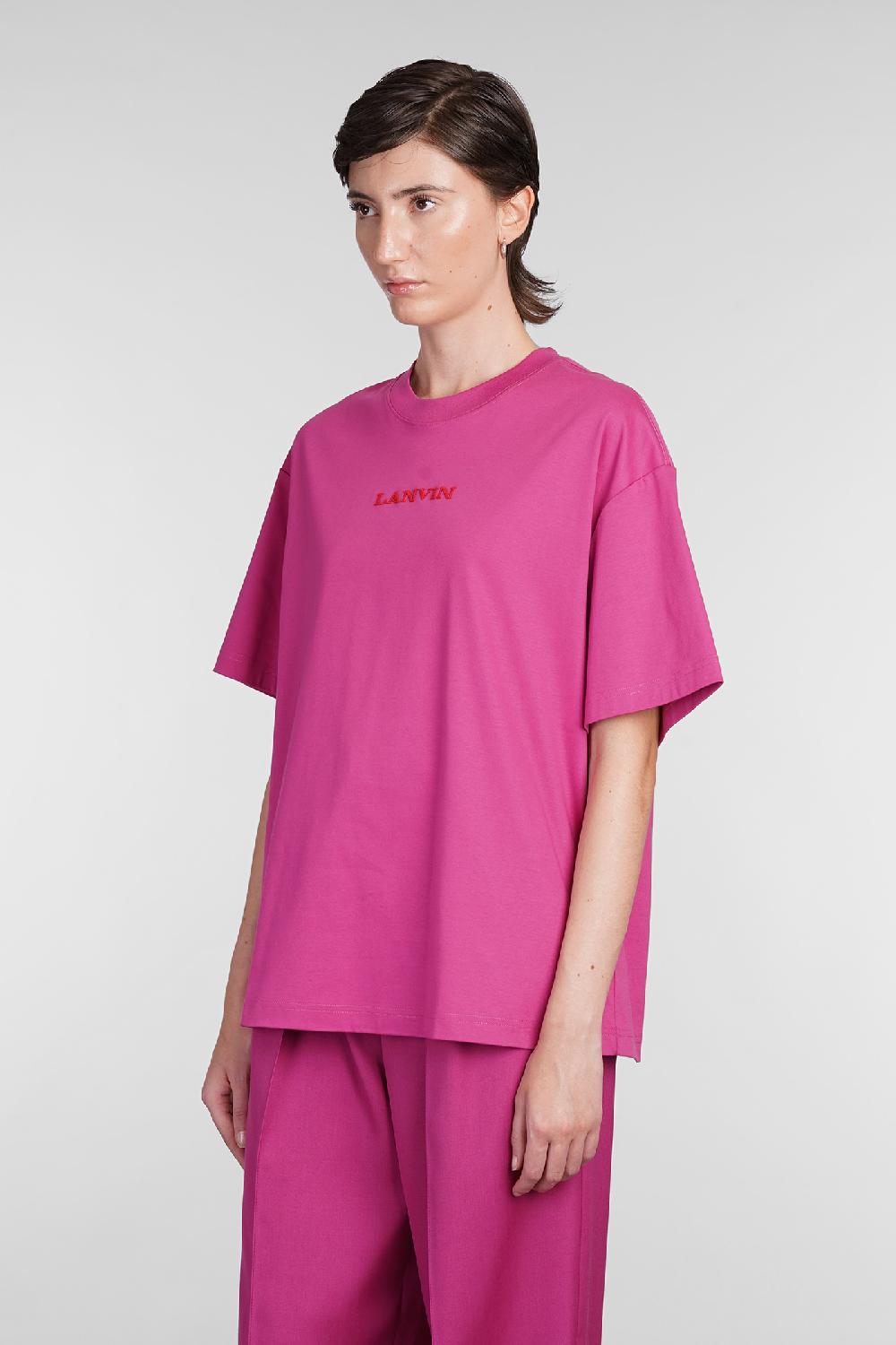 Deliberti Lanvin T-shirt In Cotone Fucsia Cod. 406089 - Deliberti The Luxury Shopping