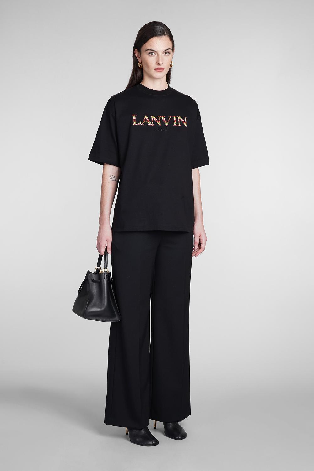 Deliberti Lanvin T-shirt In Cotone Nero Cod. 380677 - Deliberti The Luxury Shopping