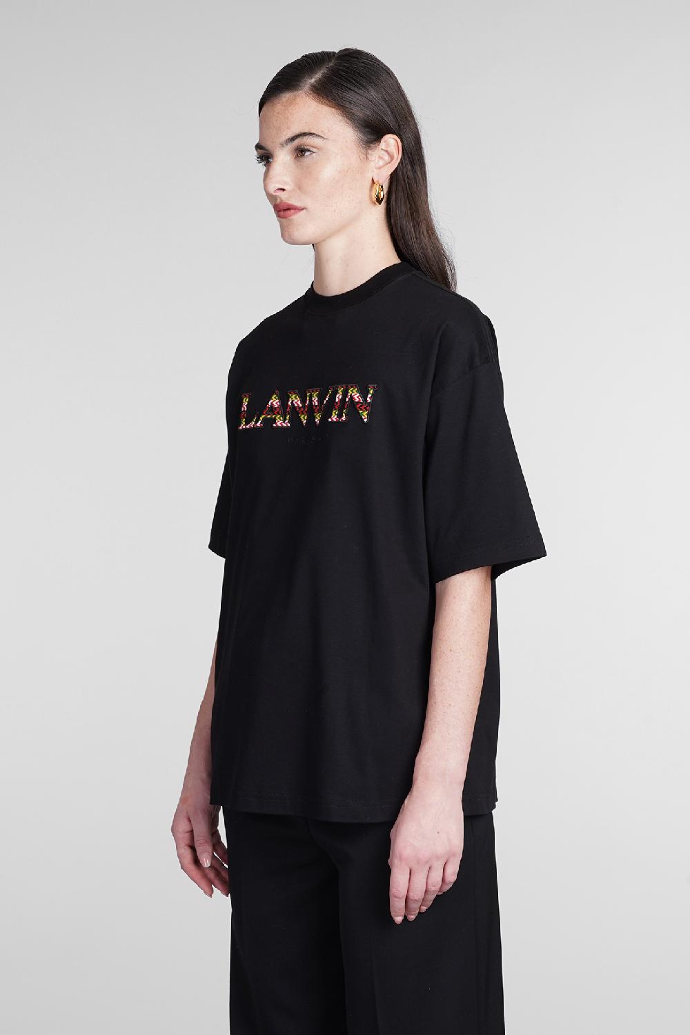 Deliberti Lanvin T-shirt In Cotone Nero Cod. 380677 - Deliberti The Luxury Shopping