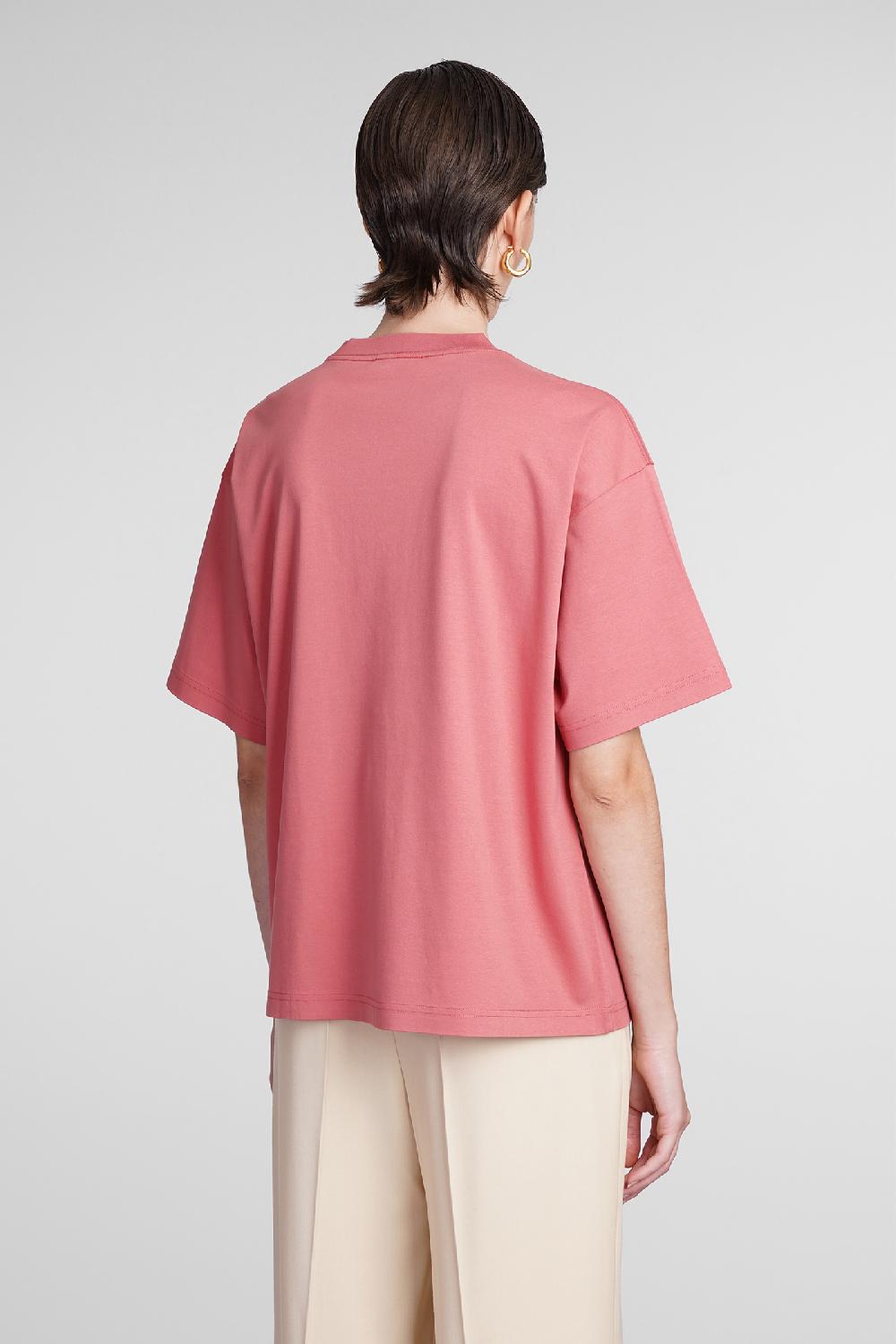 Deliberti Lanvin T-shirt In Cotone Rosa Cod. 387641 - Deliberti The Luxury Shopping