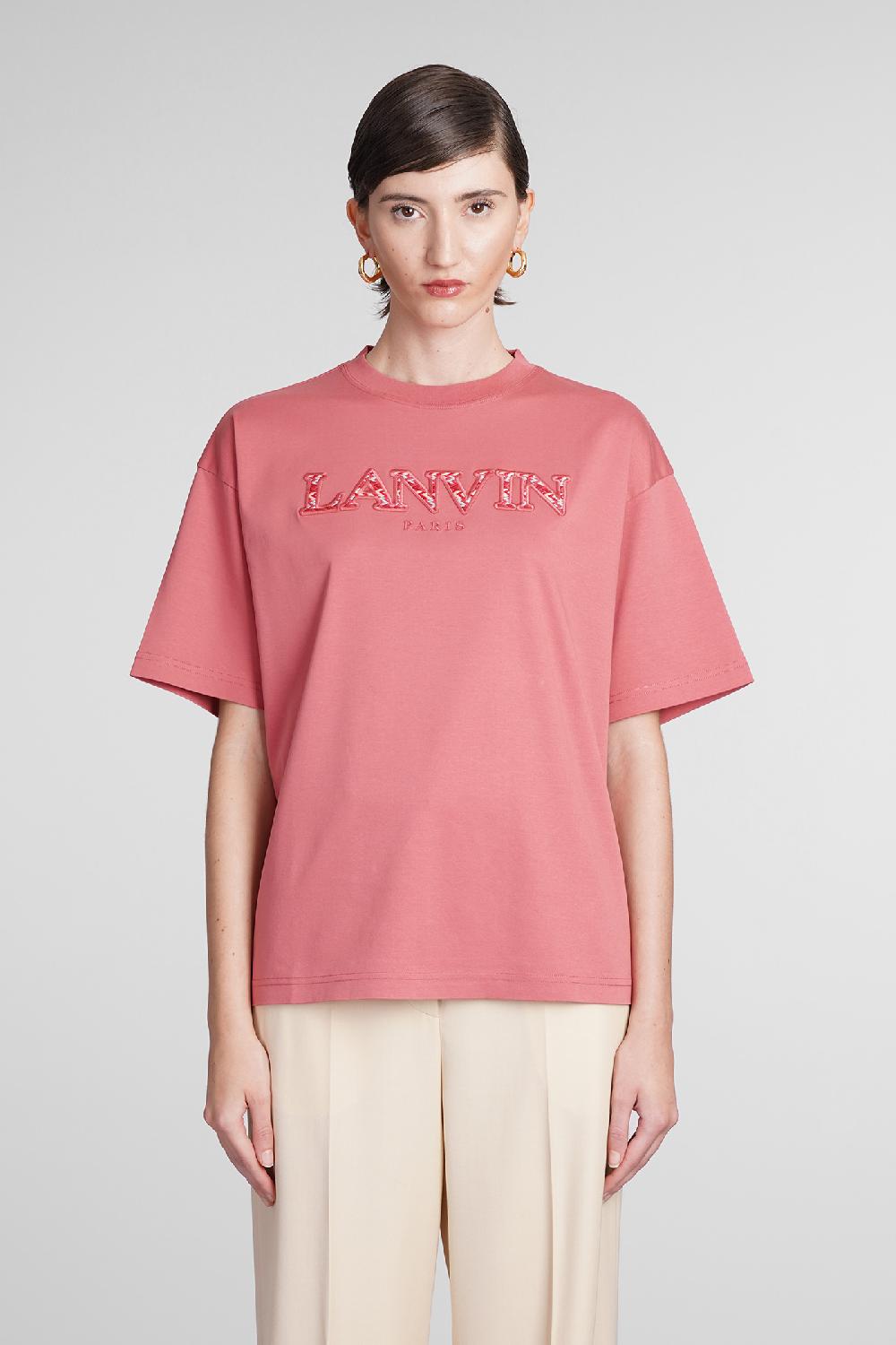 Deliberti Lanvin T-shirt in cotone rosa cod. 387641 - Deliberti The Luxury Shopping