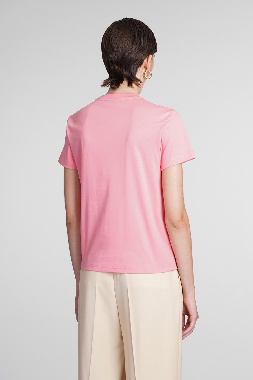 Deliberti Lanvin T-shirt In Cotone Rosa Cod. 387643 - Deliberti The Luxury Shopping