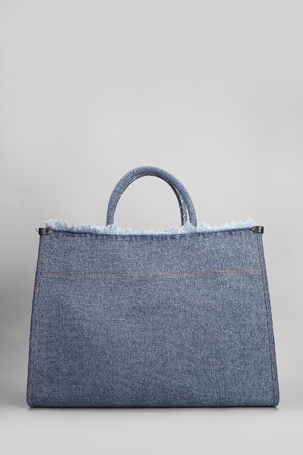 Deliberti Lanvin Tote In Cotone Blu Cod. 401538 - Deliberti The Luxury Shopping