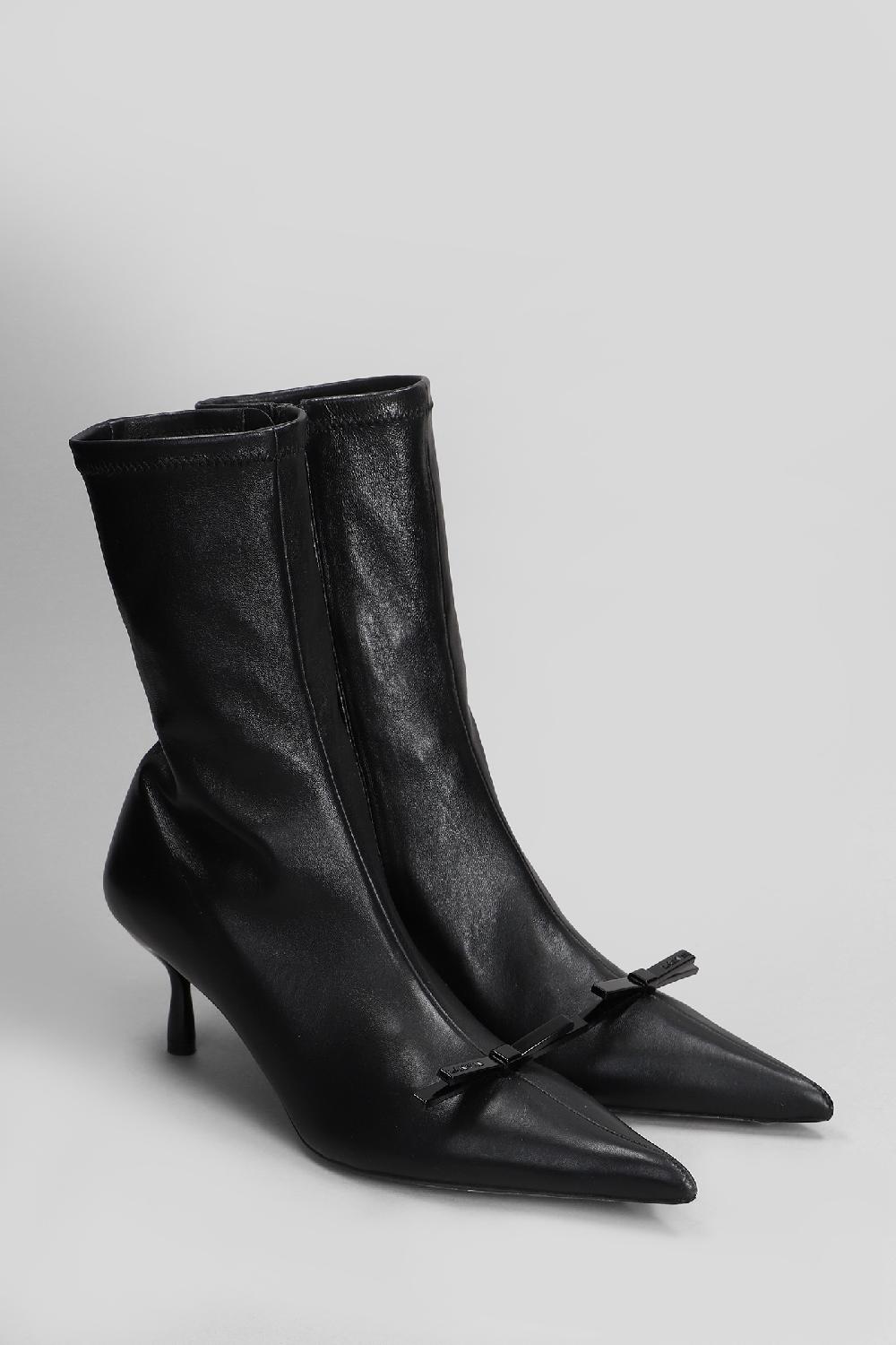 Deliberti Lanvin Tronchetti Tacco Alto In Pelle Nera Cod. 402804 - Deliberti The Luxury Shopping