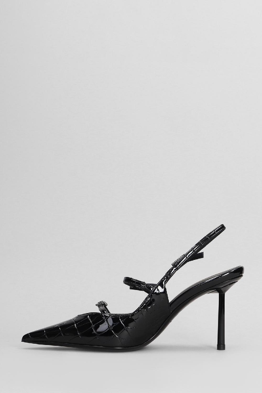 Deliberti Le Silla Decollete Morgana In Pelle Nera Cod. 405395 - Deliberti The Luxury Shopping