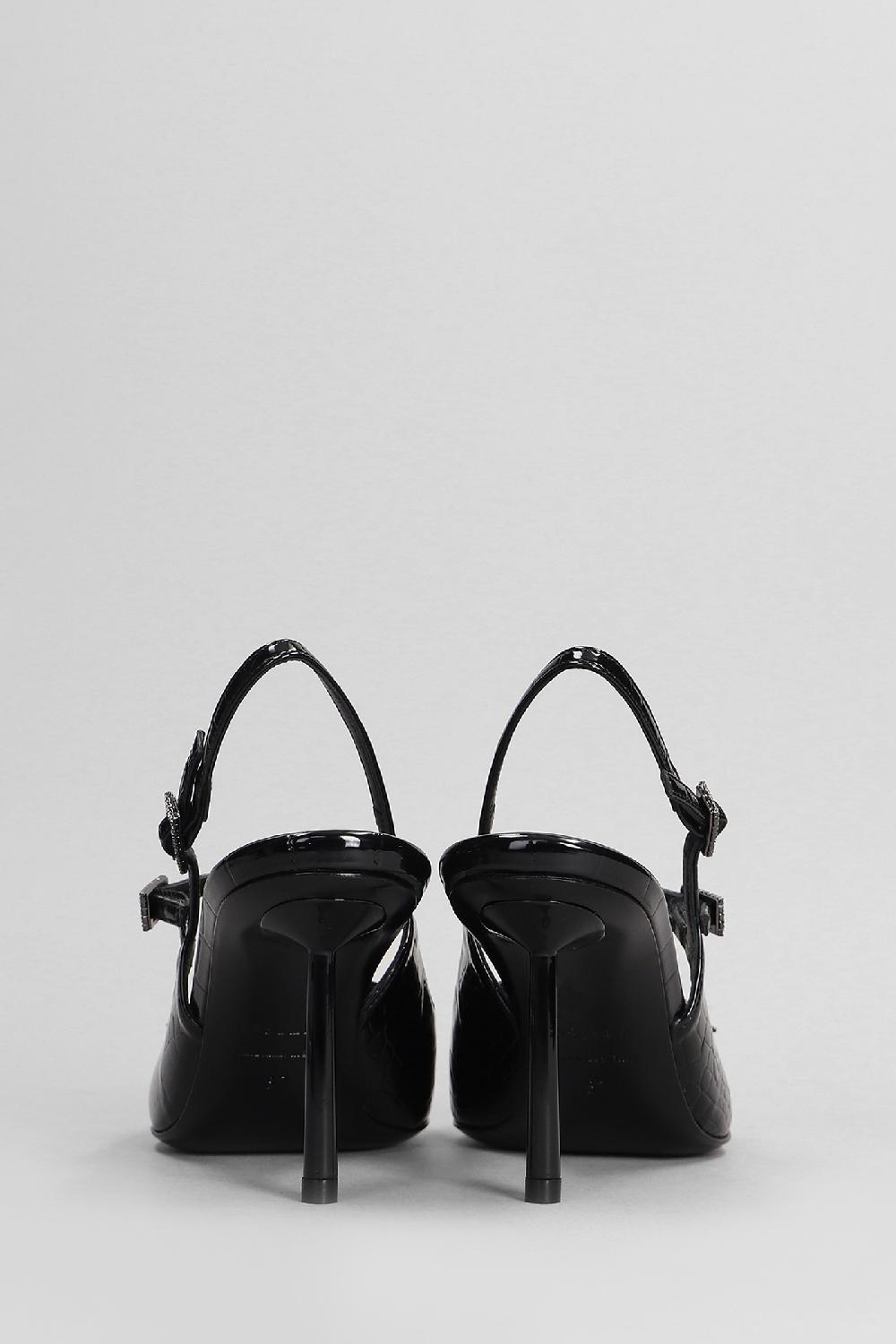 Deliberti Le Silla Decollete Morgana In Pelle Nera Cod. 405395 - Deliberti The Luxury Shopping