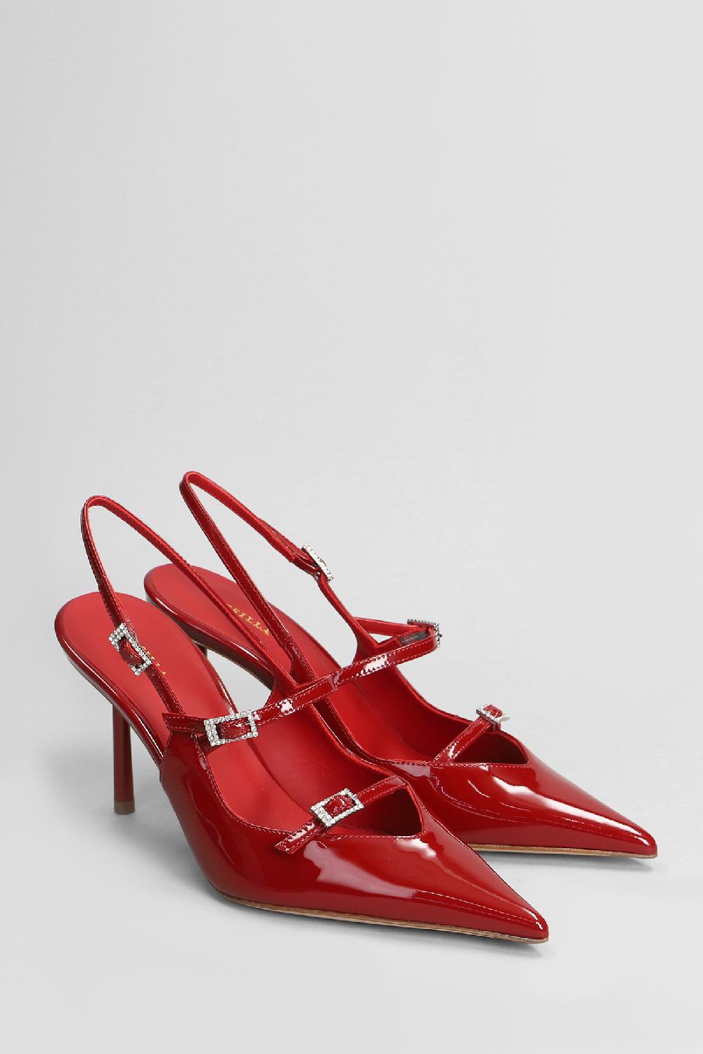 Deliberti Le Silla Decollete Morgana In Vernice Rossa Cod. 405397 - Deliberti The Luxury Shopping