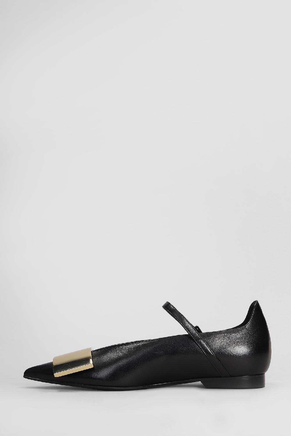 Deliberti Lella Baldi Ballerine In Pelle Nera Cod. 407764 - Deliberti The Luxury Shopping