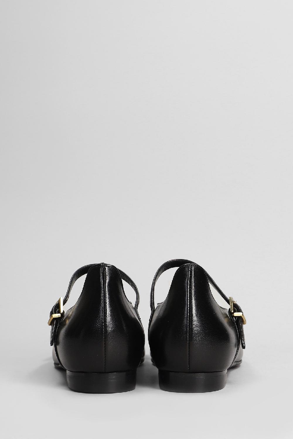 Deliberti Lella Baldi Ballerine In Pelle Nera Cod. 407764 - Deliberti The Luxury Shopping