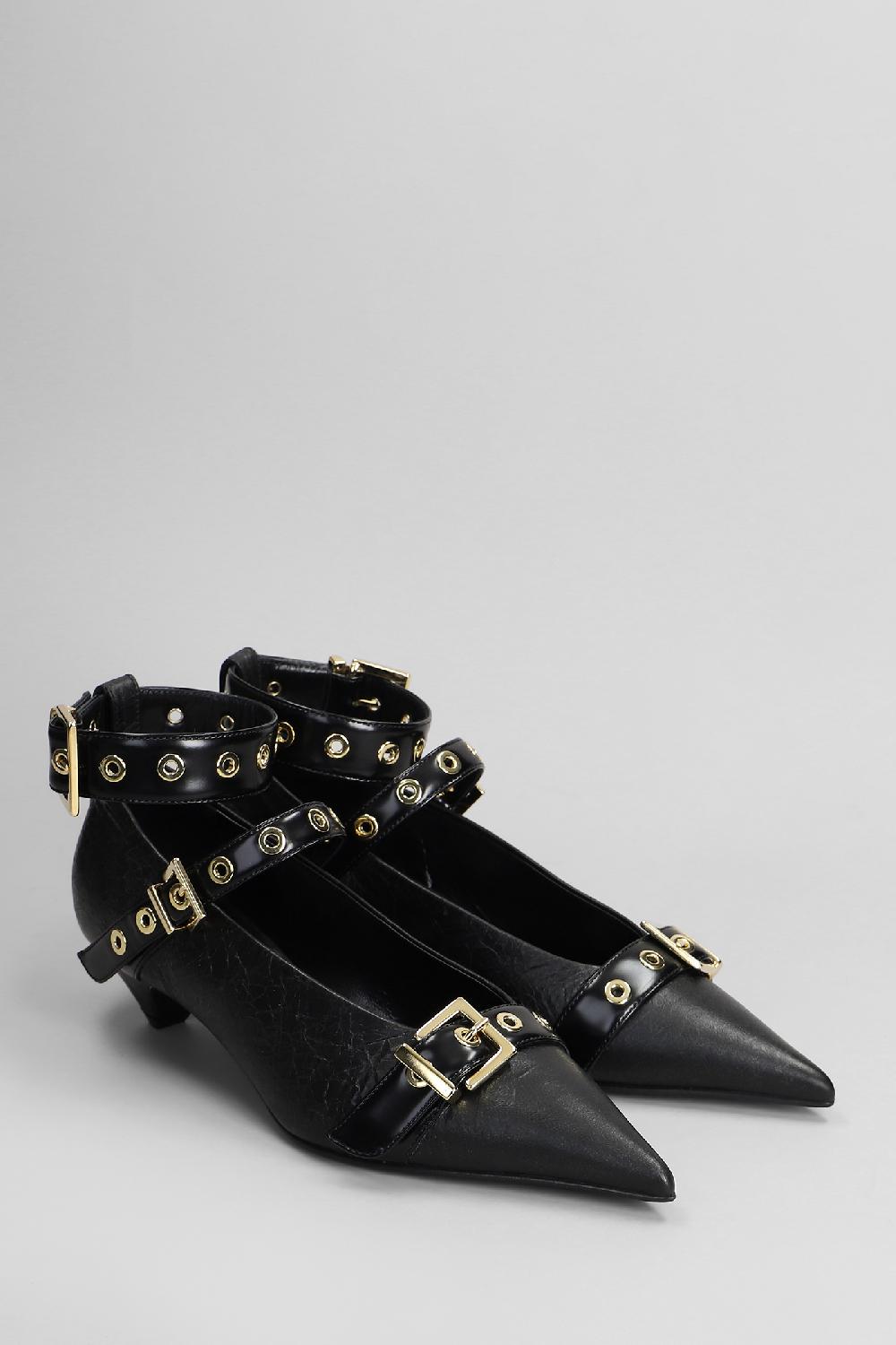 Deliberti Lella Baldi Decollete In Pelle Nera Cod. 407761 - Deliberti The Luxury Shopping