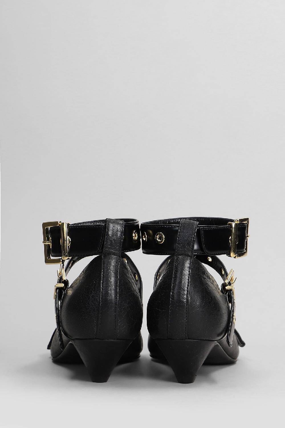 Deliberti Lella Baldi Decollete In Pelle Nera Cod. 407761 - Deliberti The Luxury Shopping