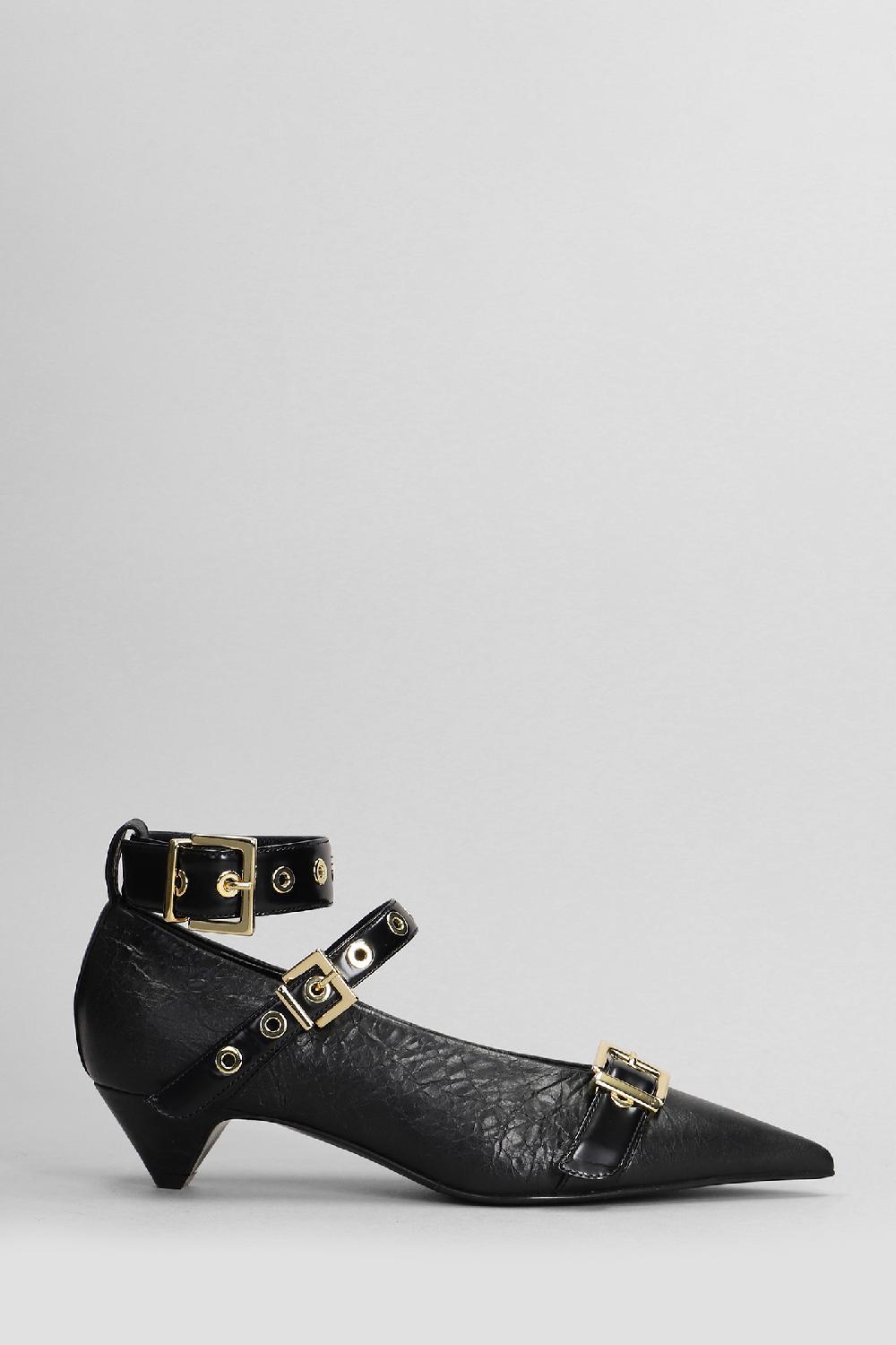 Deliberti Lella Baldi Decollete in pelle nera cod. 407761 - Deliberti The Luxury Shopping