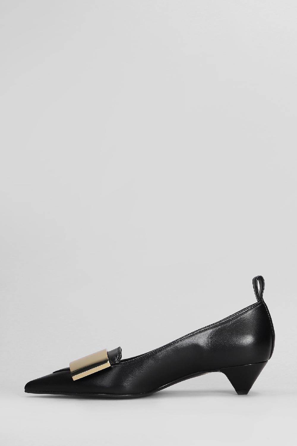 Deliberti Lella Baldi Decollete In Pelle Nera Cod. 407762 - Deliberti The Luxury Shopping