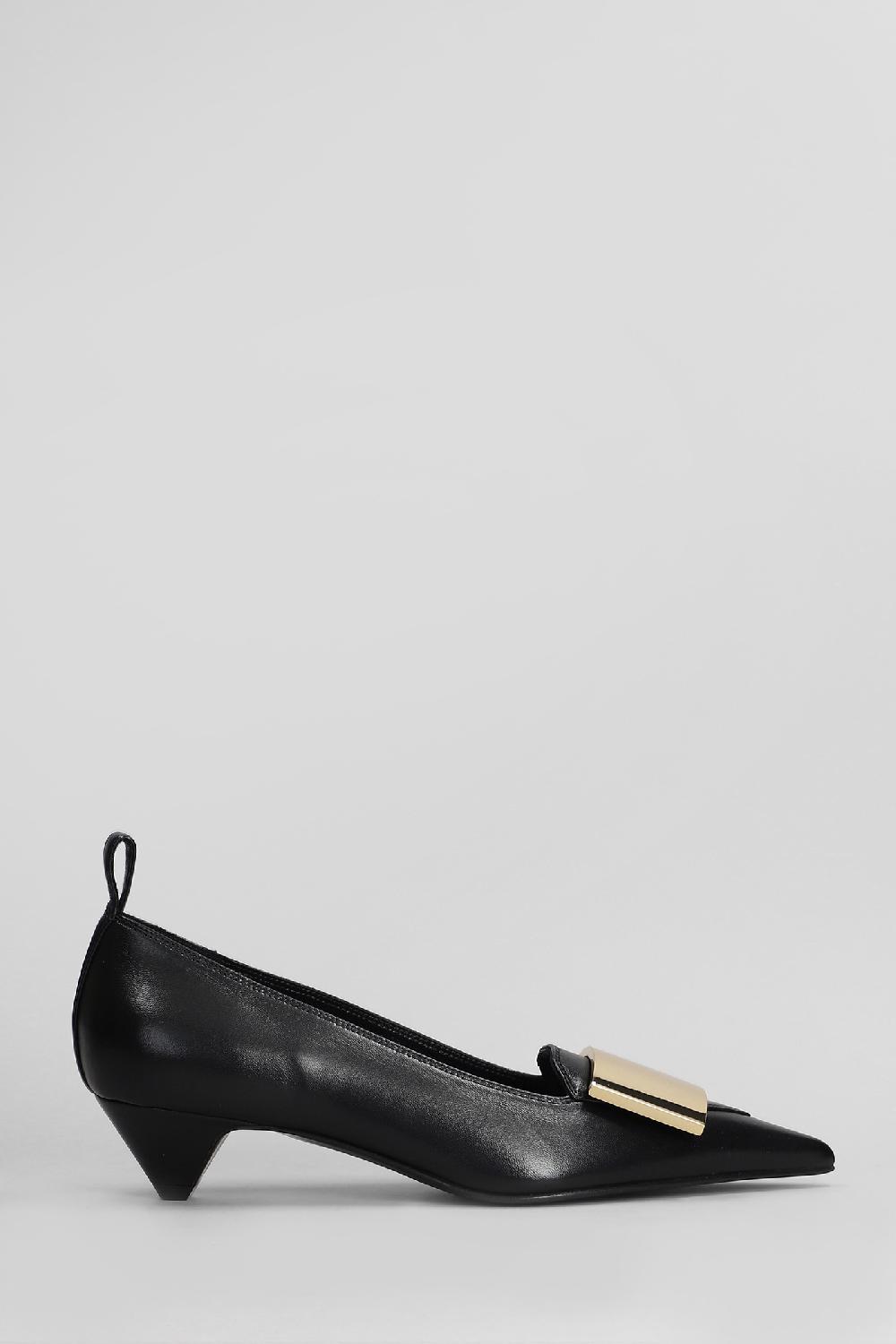 Deliberti Lella Baldi Decollete in pelle nera cod. 407762 - Deliberti The Luxury Shopping