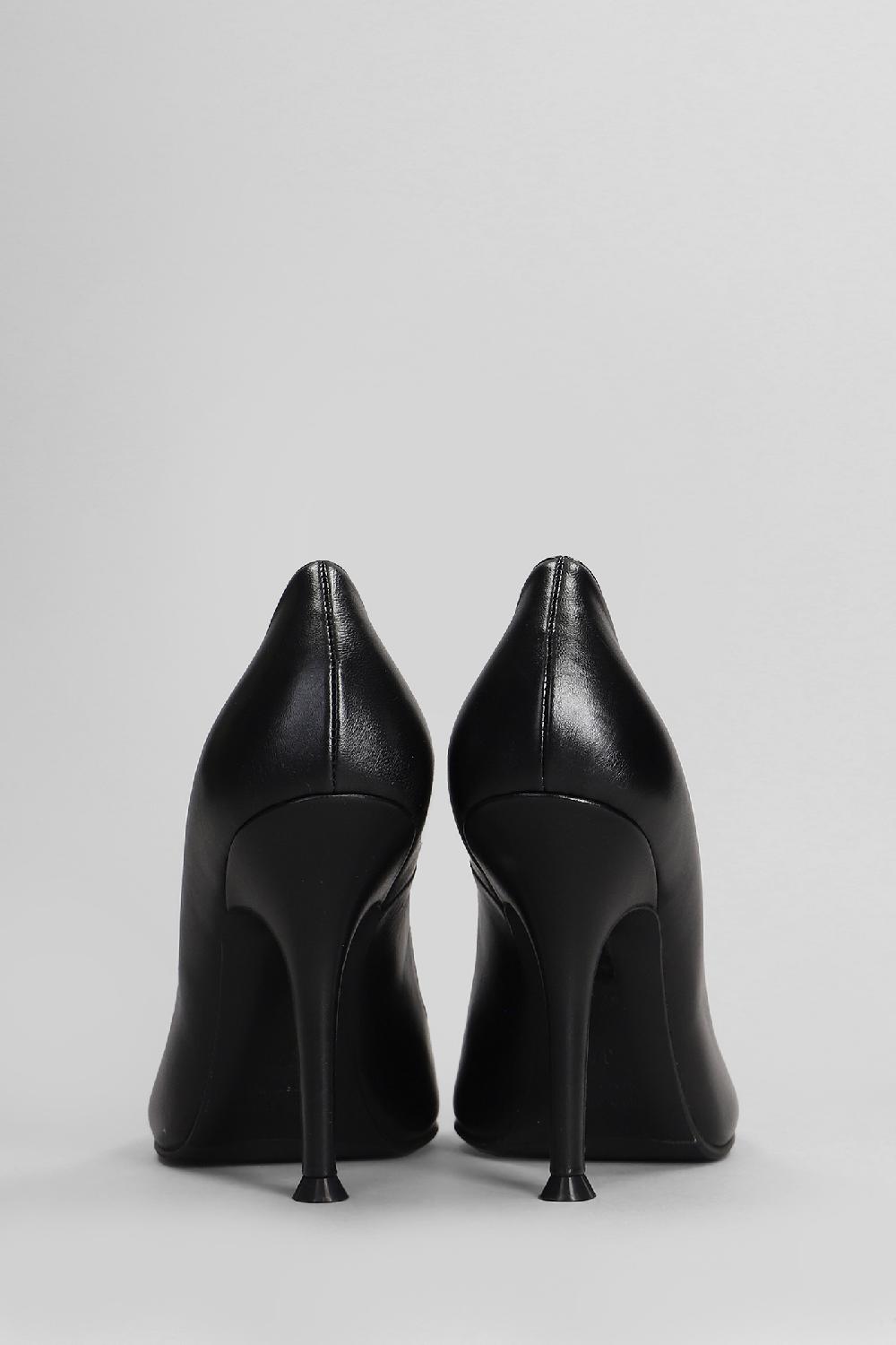Deliberti Lella Baldi Decollete In Pelle Nera Cod. 407766 - Deliberti The Luxury Shopping