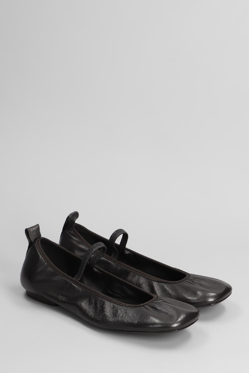 Deliberti LEMAIRE Ballerine In Pelle Marrone Cod. 406023 - Deliberti The Luxury Shopping