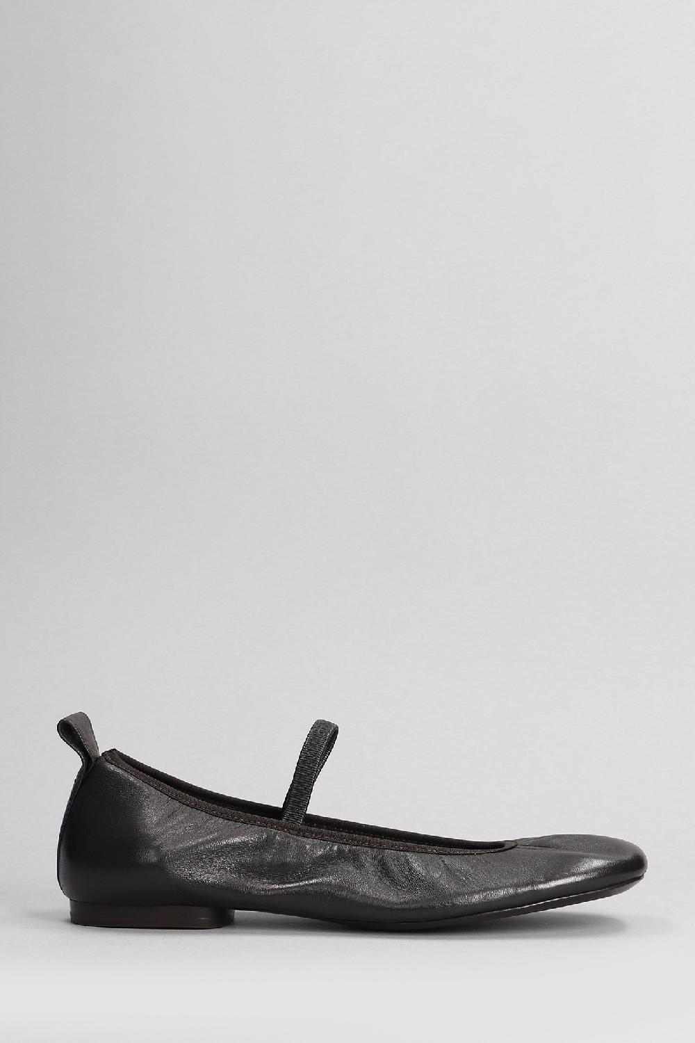 Deliberti LEMAIRE Ballerine in pelle marrone cod. 406023 - Deliberti The Luxury Shopping