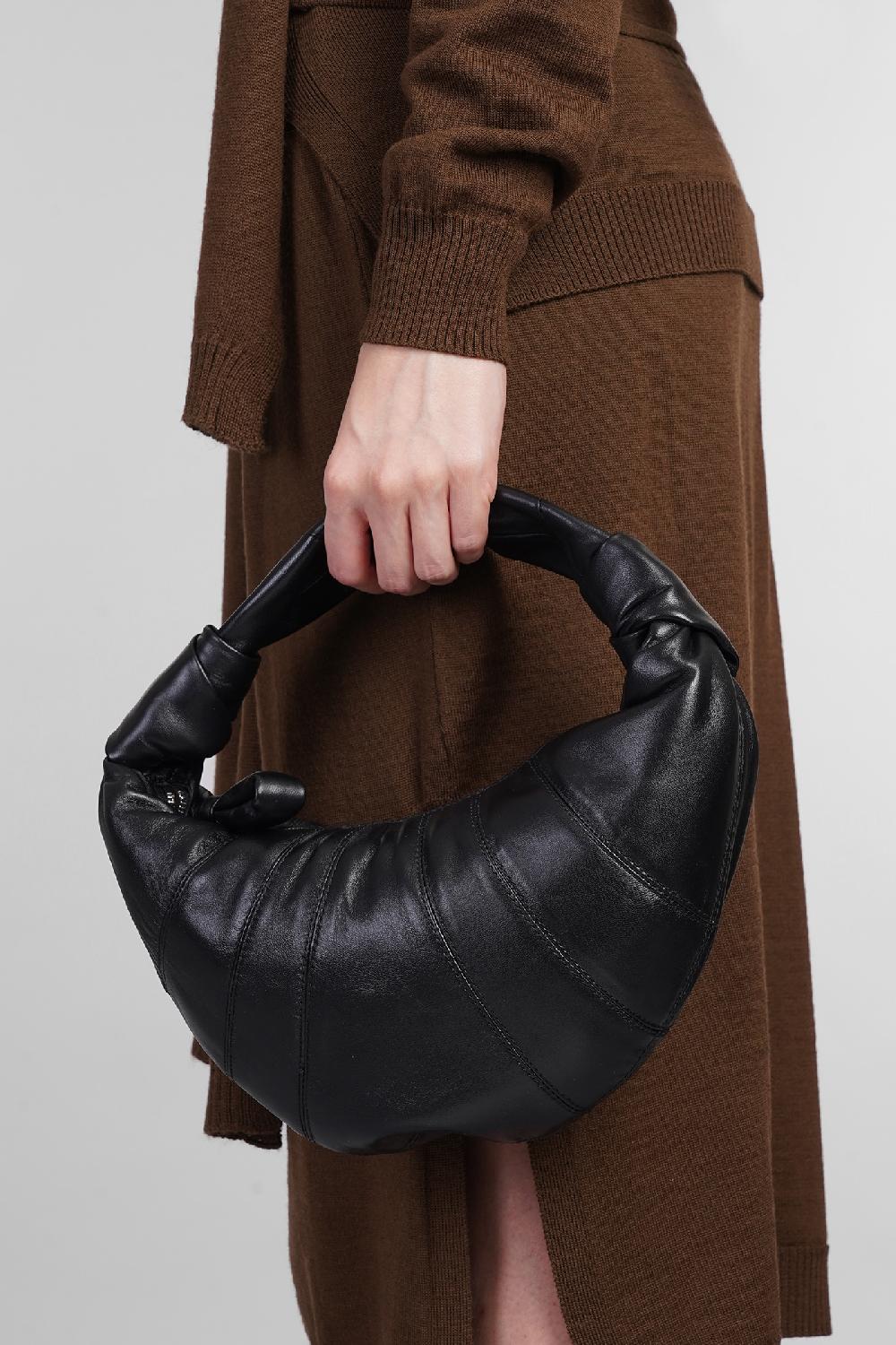 Deliberti LEMAIRE Borsa A Mano Mini Croissant In Pelle Nera Cod. 404511 - Deliberti The Luxury Shopping
