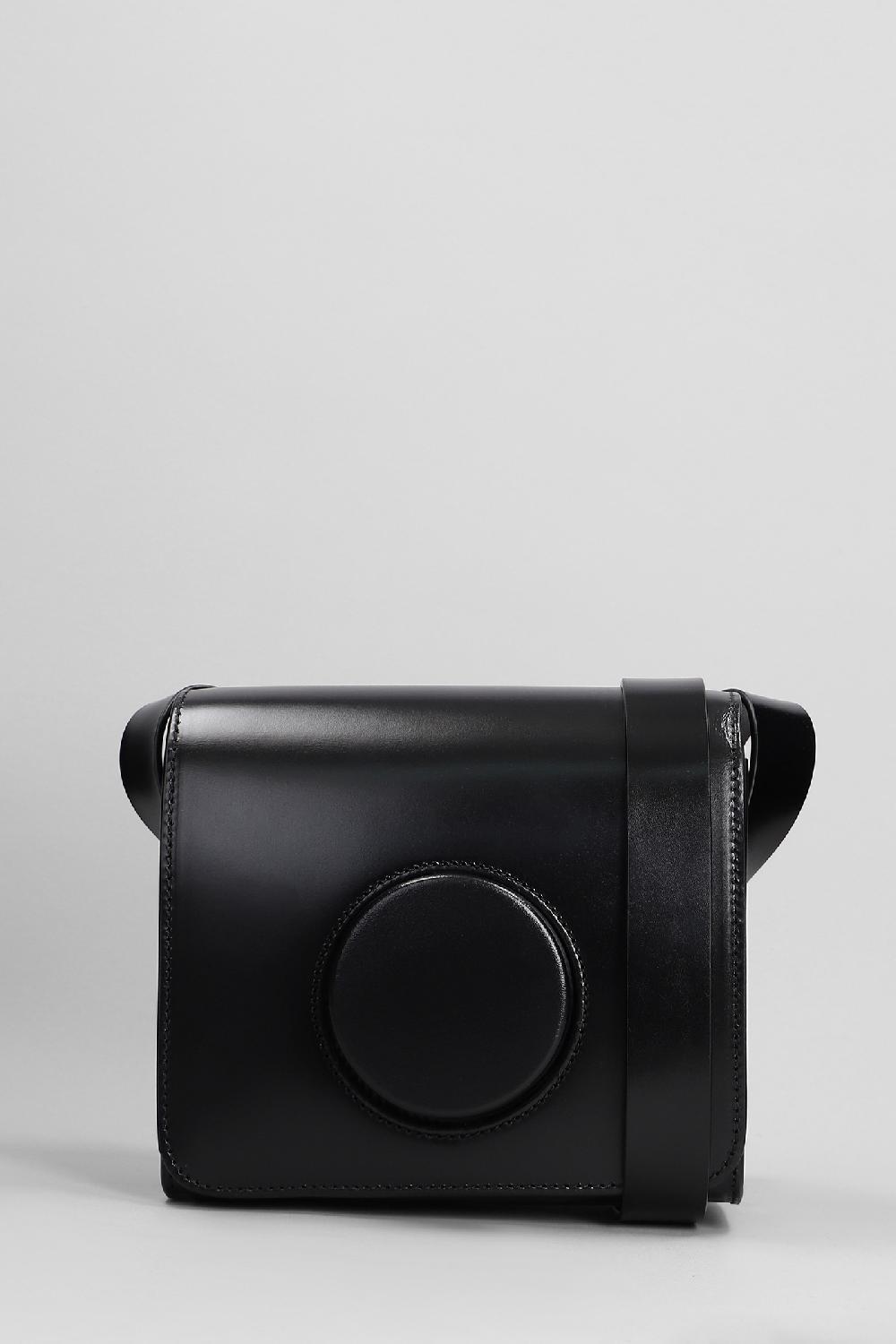 Deliberti LEMAIRE Borsa a spalla camera bag in pelle nera cod. 394680 - Deliberti The Luxury Shopping