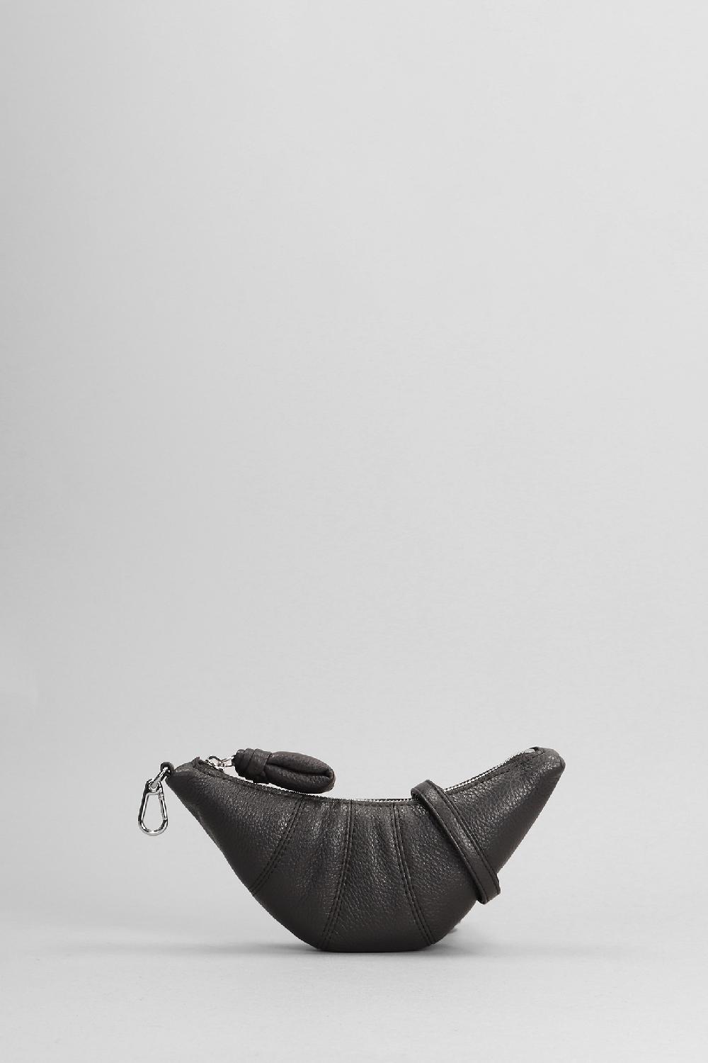 Deliberti LEMAIRE Borsa a spalla crossiant coin in pelle marrone cod. 404546 - Deliberti The Luxury Shopping