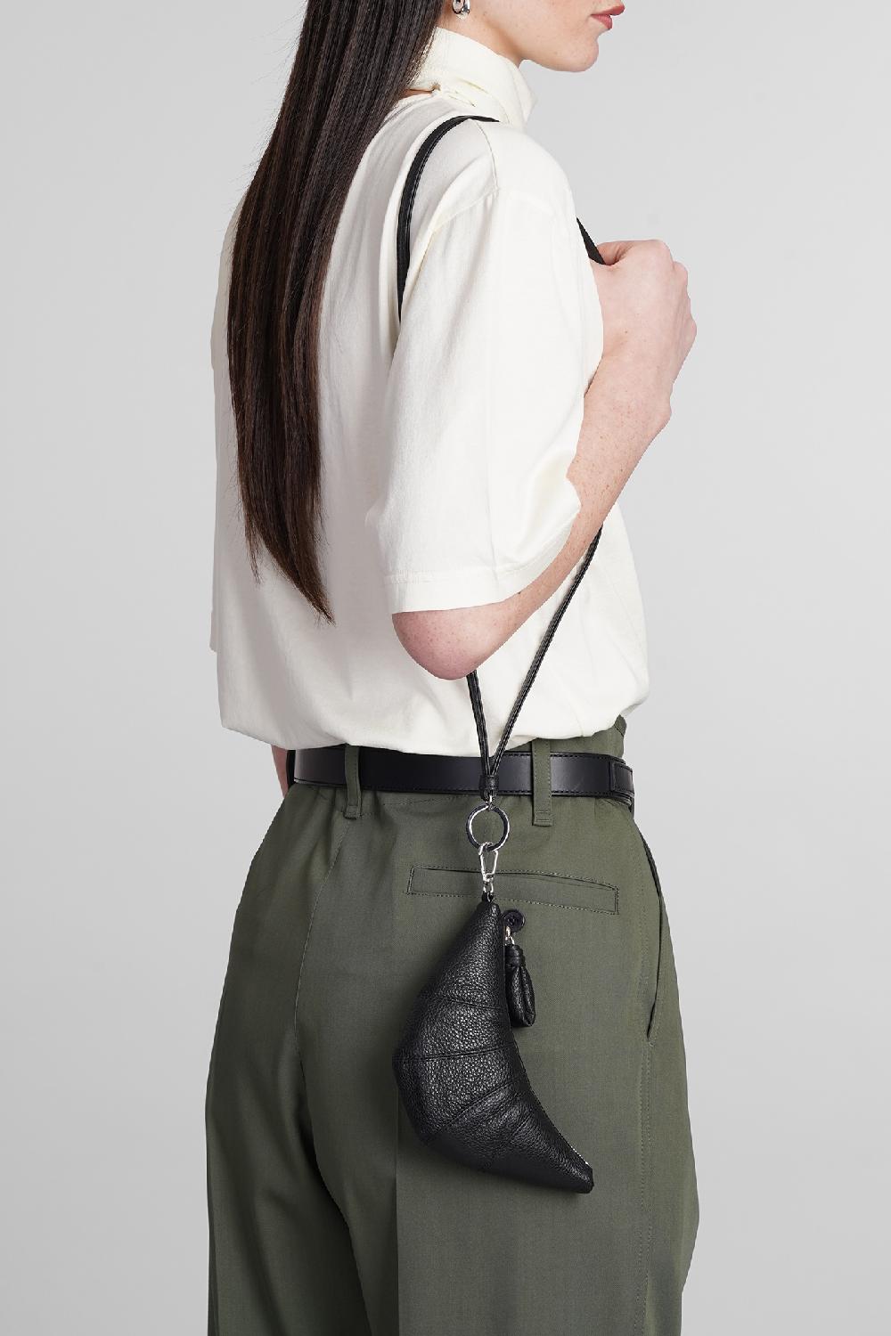 Deliberti LEMAIRE Borsa A Spalla Crossiant Coin In Pelle Nera Cod. 394703 - Deliberti The Luxury Shopping