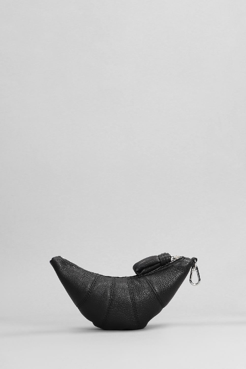 Deliberti LEMAIRE Borsa A Spalla Crossiant Coin In Pelle Nera Cod. 394703 - Deliberti The Luxury Shopping