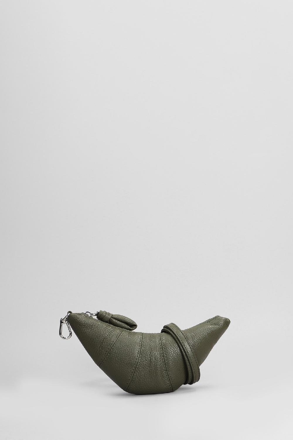 Deliberti LEMAIRE Borsa a spalla crossiant coin in pelle verde cod. 404556 - Deliberti The Luxury Shopping