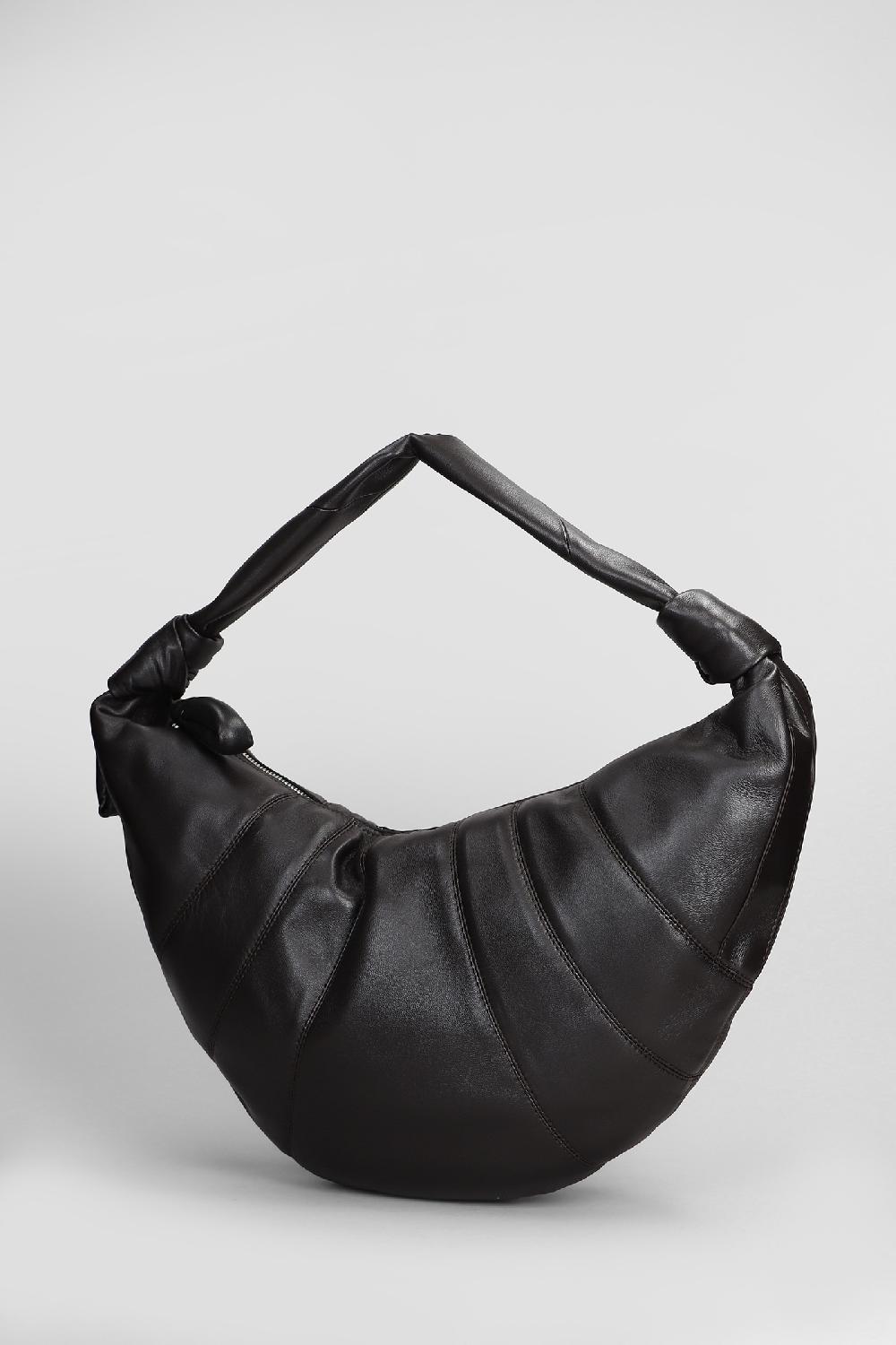 Deliberti LEMAIRE Borsa A Spalla Fortune Croissant In Cotone Marrone Cod. 406425 - Deliberti The Luxury Shopping