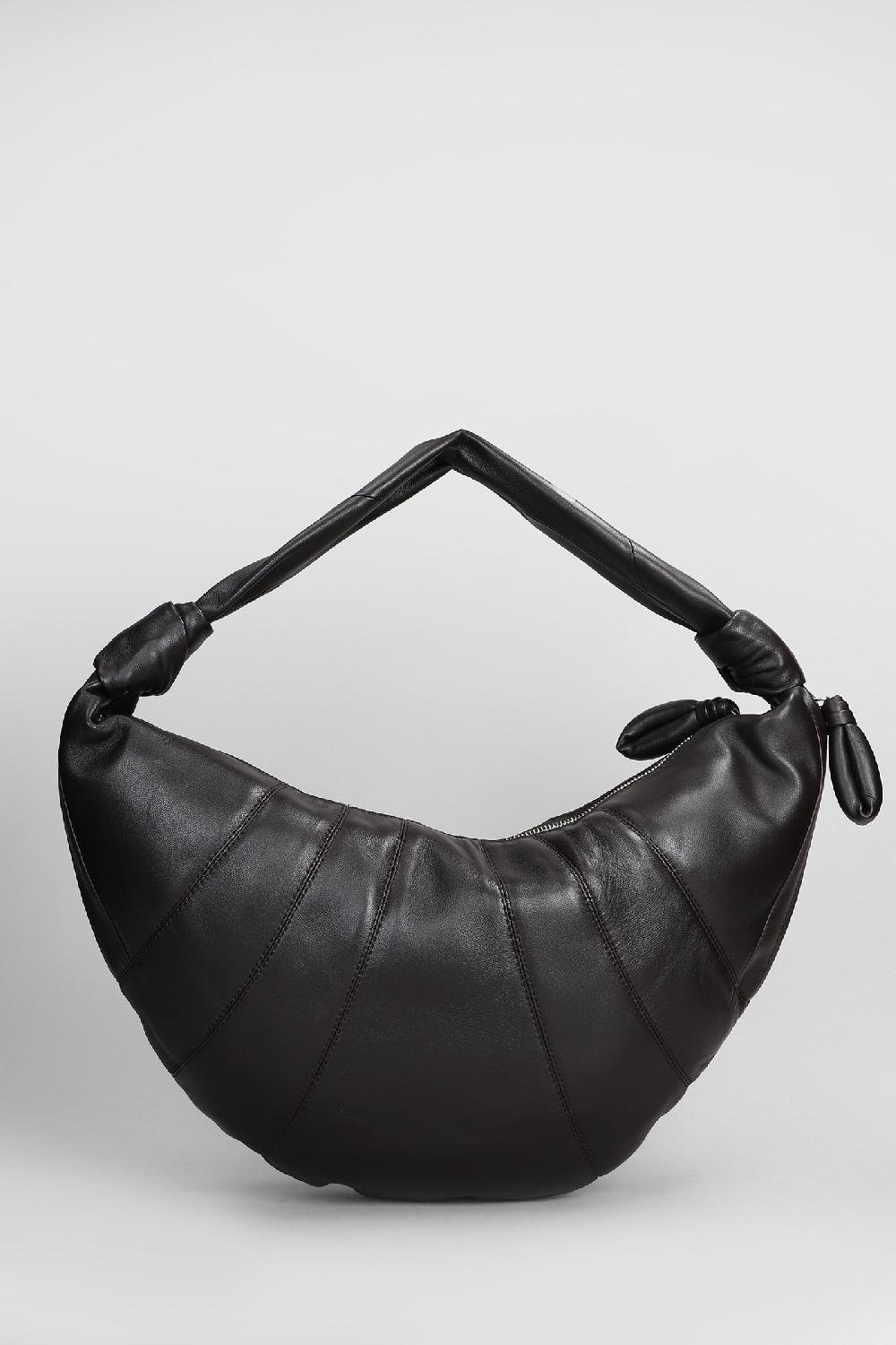 Deliberti LEMAIRE Borsa A Spalla Fortune Croissant In Cotone Marrone Cod. 406425 - Deliberti The Luxury Shopping