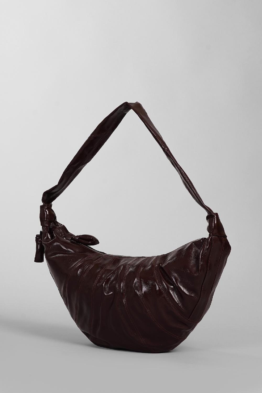 Deliberti LEMAIRE Borsa A Spalla Large Croissant In Cotone Marrone Cod. 404531 - Deliberti The Luxury Shopping