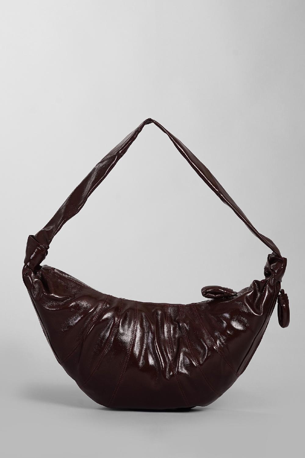 Deliberti LEMAIRE Borsa A Spalla Large Croissant In Cotone Marrone Cod. 404531 - Deliberti The Luxury Shopping