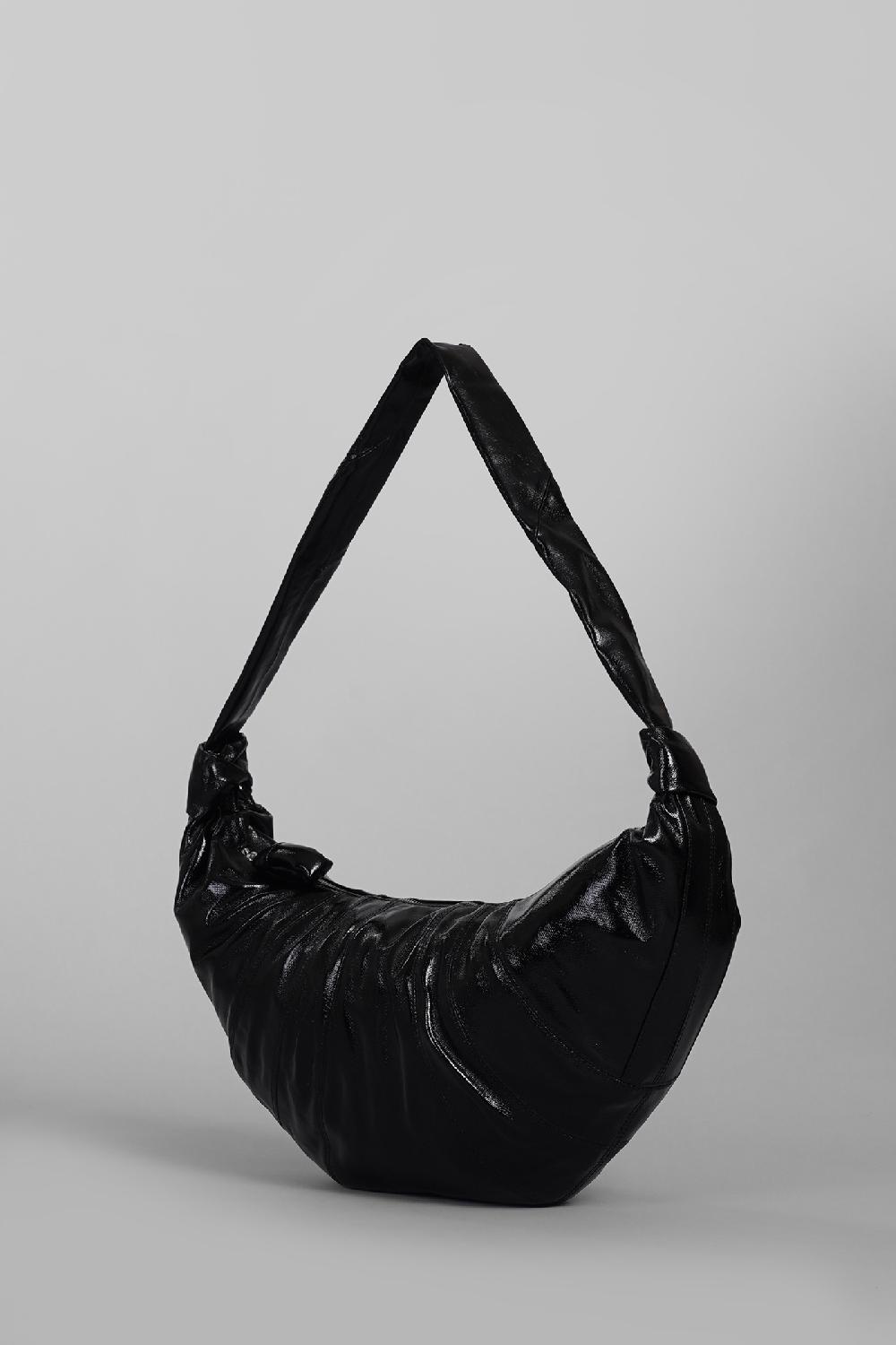 Deliberti LEMAIRE Borsa A Spalla Large Croissant In Cotone Nero Cod. 404512 - Deliberti The Luxury Shopping