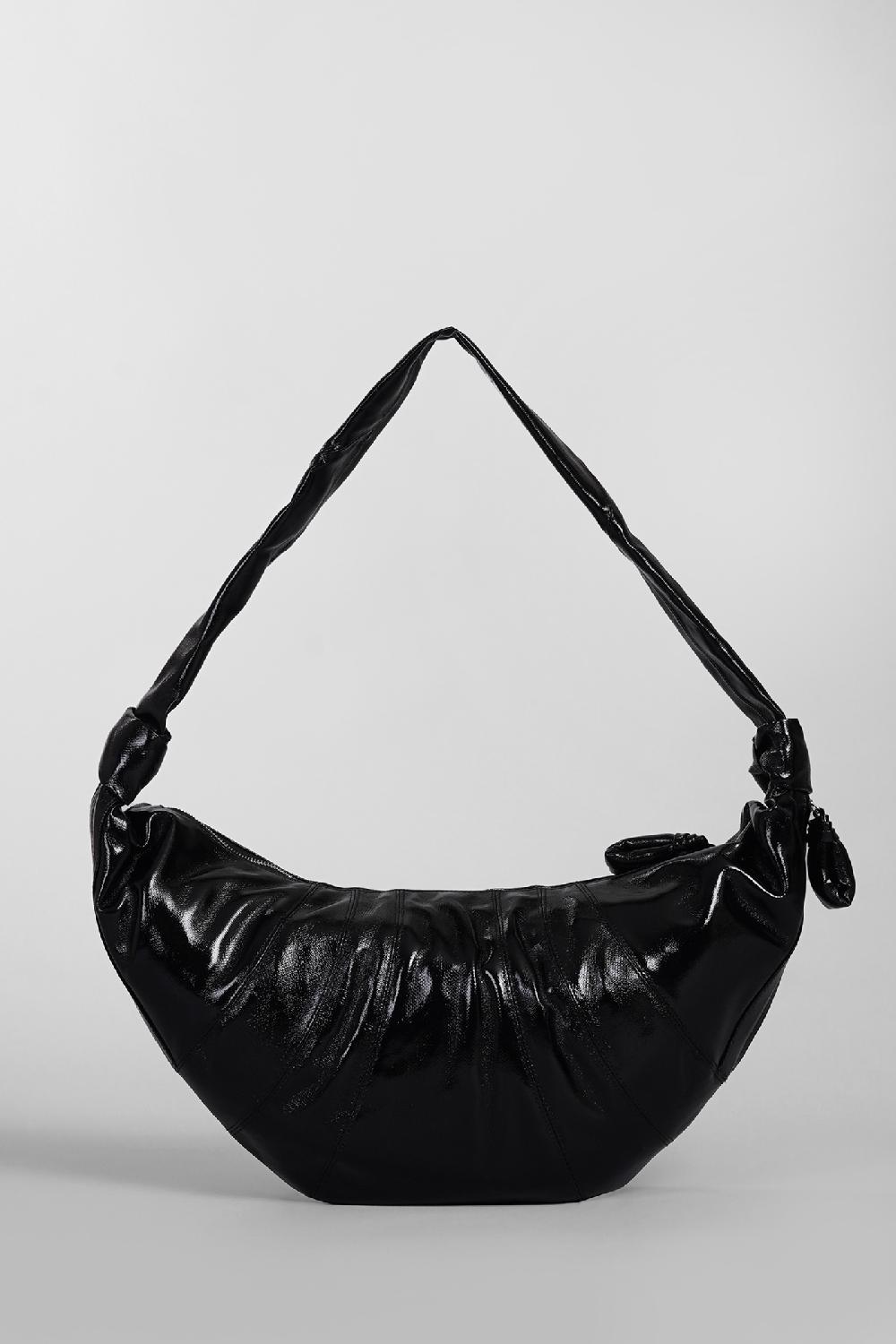 Deliberti LEMAIRE Borsa A Spalla Large Croissant In Cotone Nero Cod. 404512 - Deliberti The Luxury Shopping