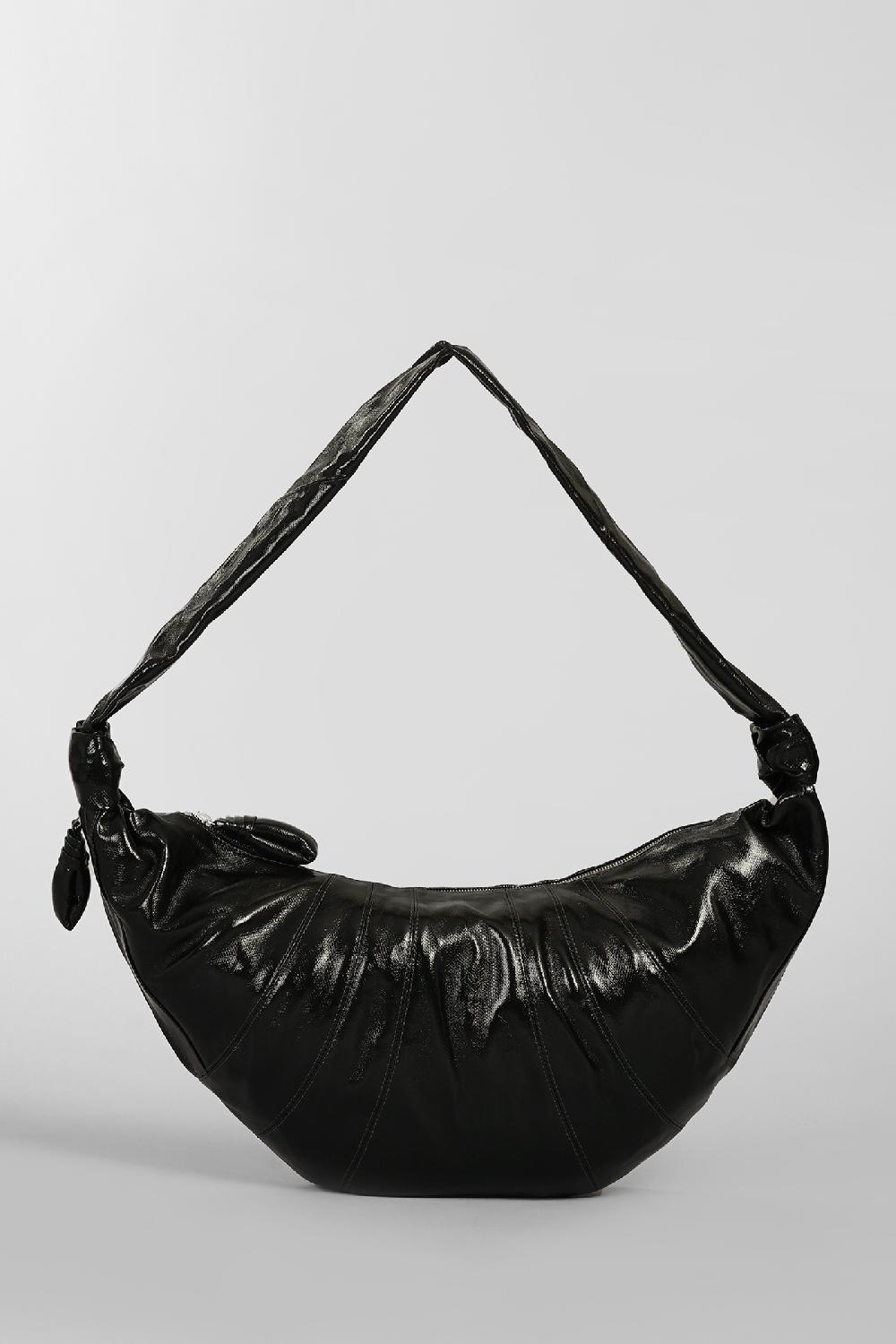 Deliberti LEMAIRE Borsa a spalla large croissant in cotone verde cod. 404541 - Deliberti The Luxury Shopping