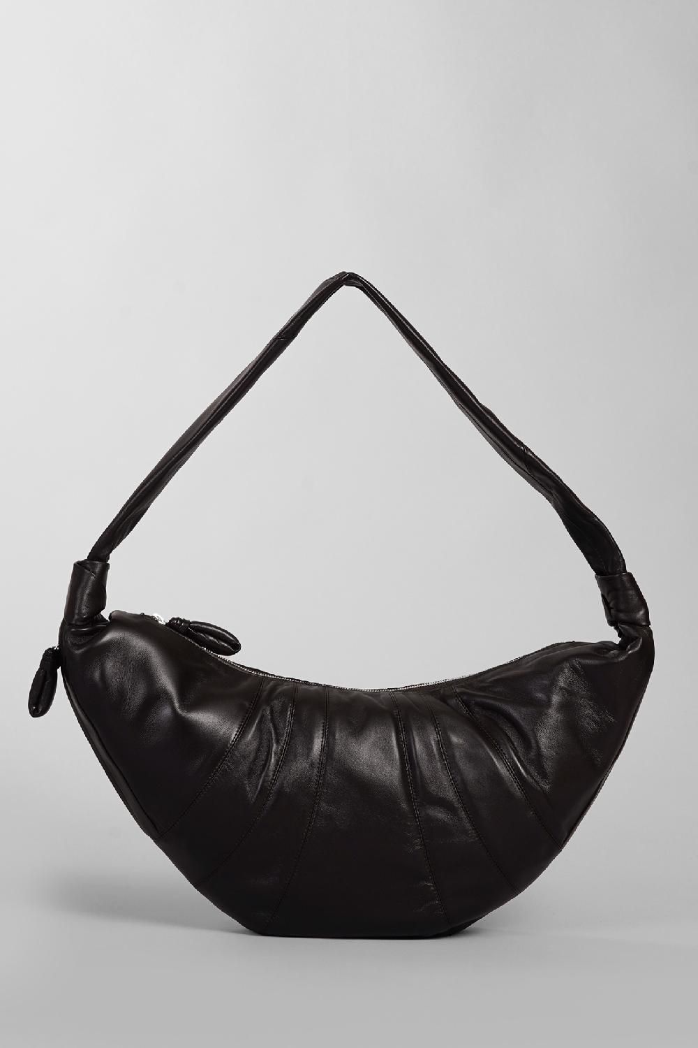 Deliberti LEMAIRE Borsa a spalla large croissant in pelle marrone cod. 404501 - Deliberti The Luxury Shopping