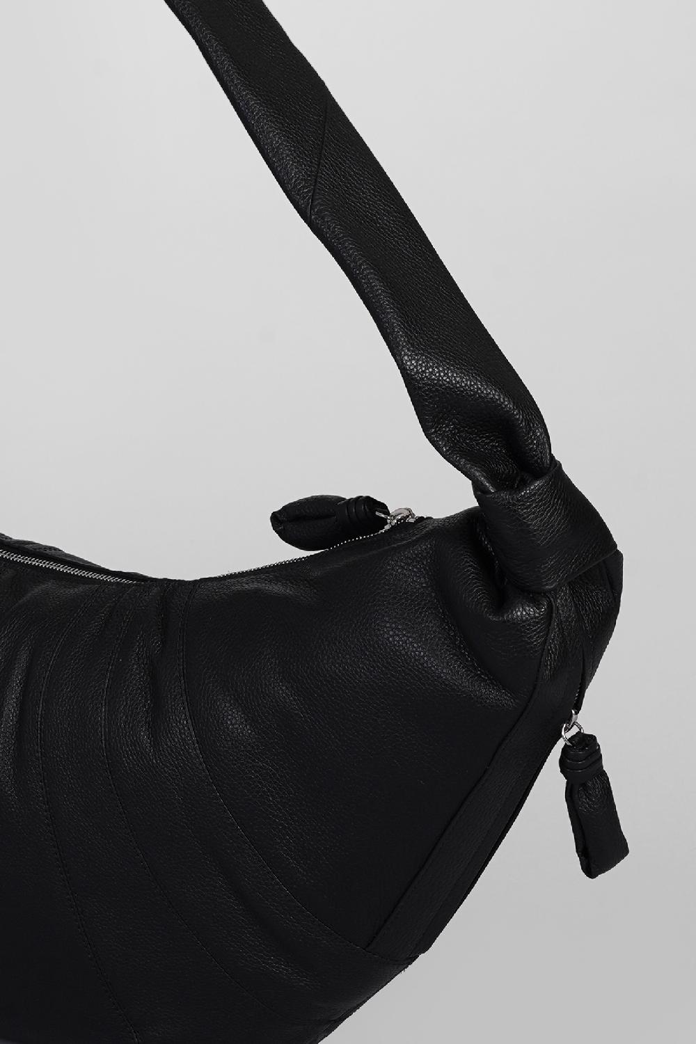 Deliberti LEMAIRE Borsa A Spalla Large Croissant In Pelle Nera Cod. 404499 - Deliberti The Luxury Shopping