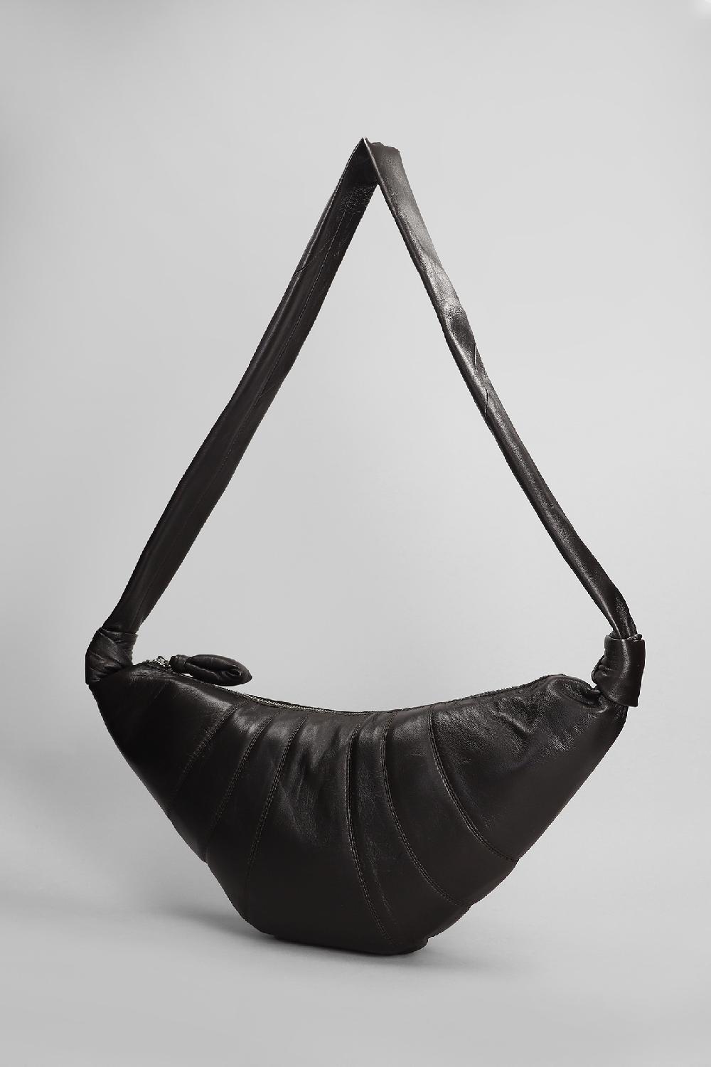 Deliberti LEMAIRE Borsa A Spalla Medium Croissani In Pelle Marrone Cod. 404495 - Deliberti The Luxury Shopping