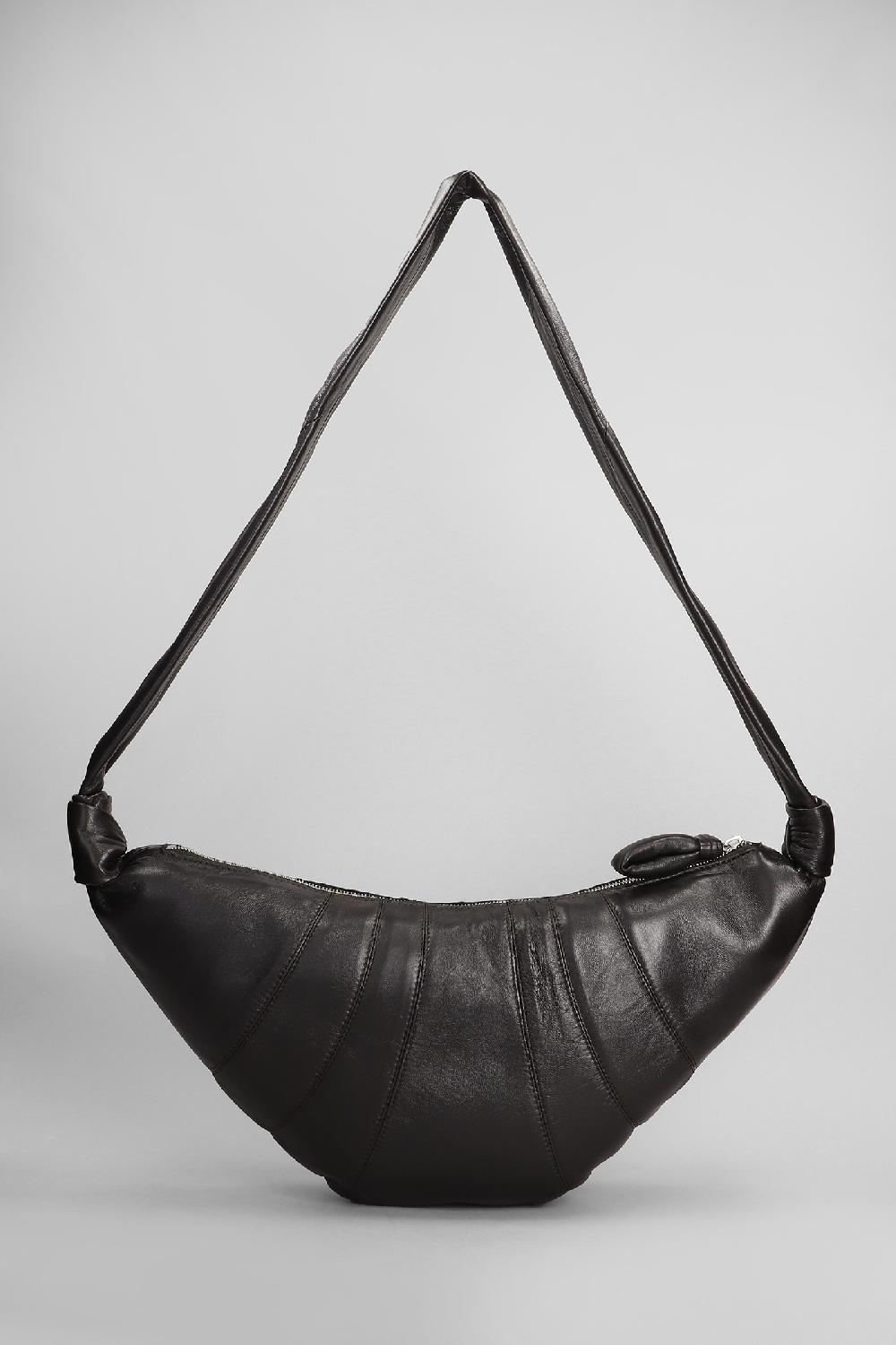 Deliberti LEMAIRE Borsa A Spalla Medium Croissani In Pelle Marrone Cod. 404495 - Deliberti The Luxury Shopping