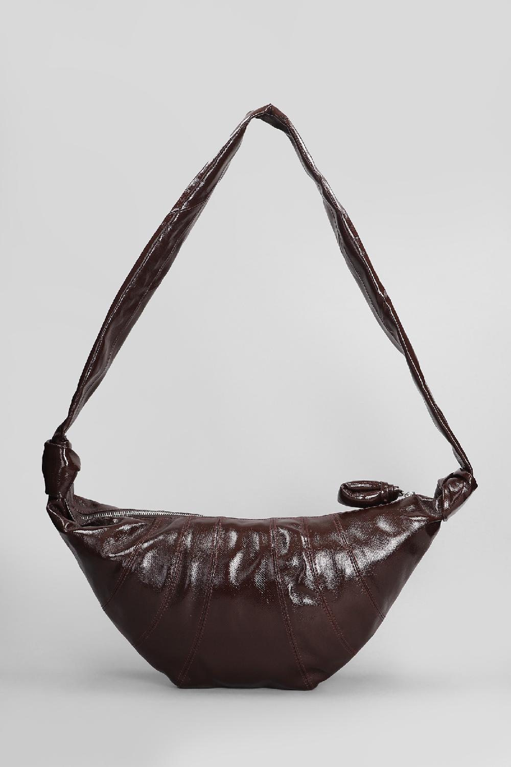 Deliberti LEMAIRE Borsa A Spalla Medium Croissant In Cotone Marrone Cod. 404542 - Deliberti The Luxury Shopping
