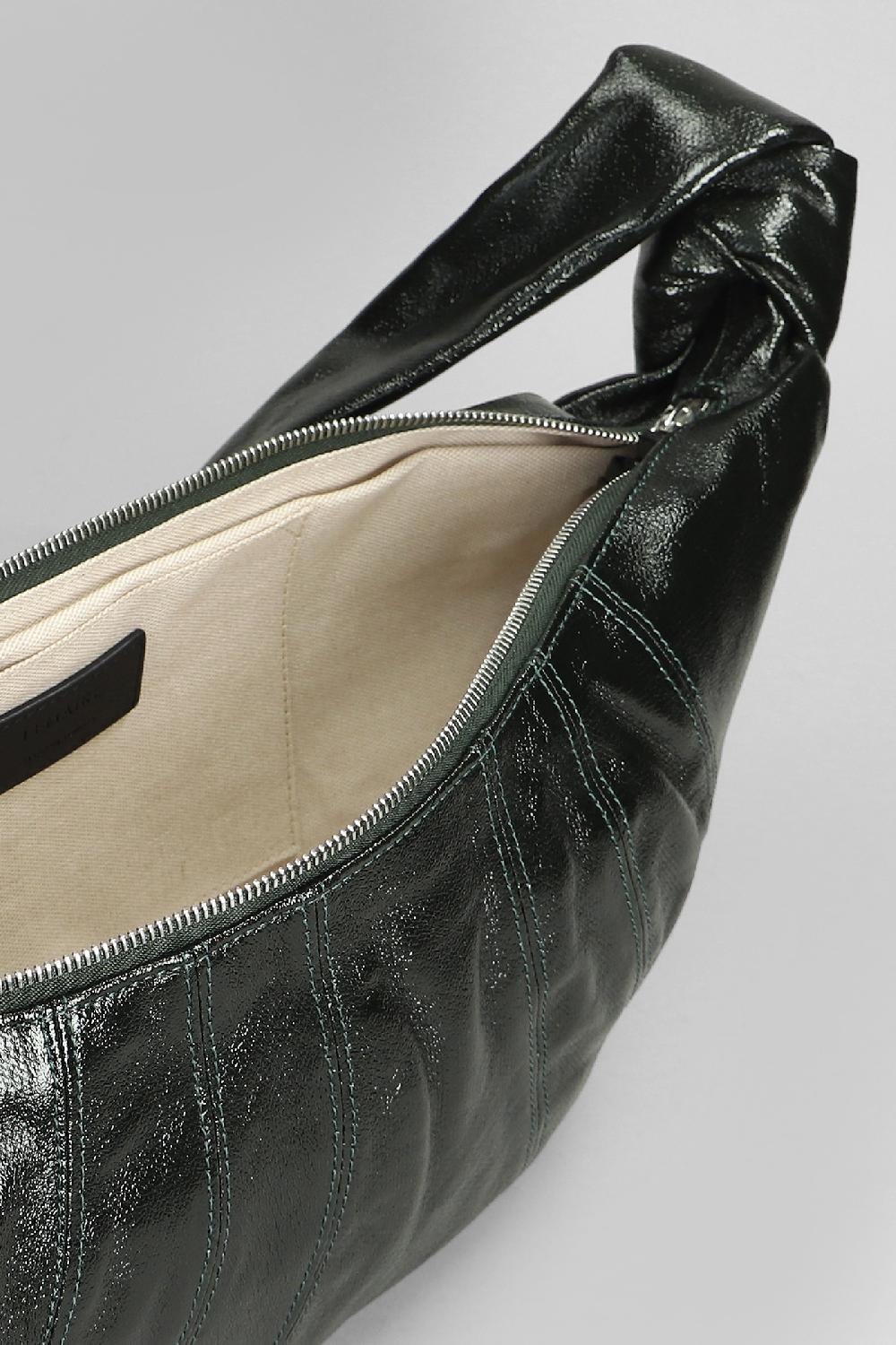 Deliberti LEMAIRE Borsa A Spalla Medium Croissant In Cotone Verde Cod. 404497 - Deliberti The Luxury Shopping