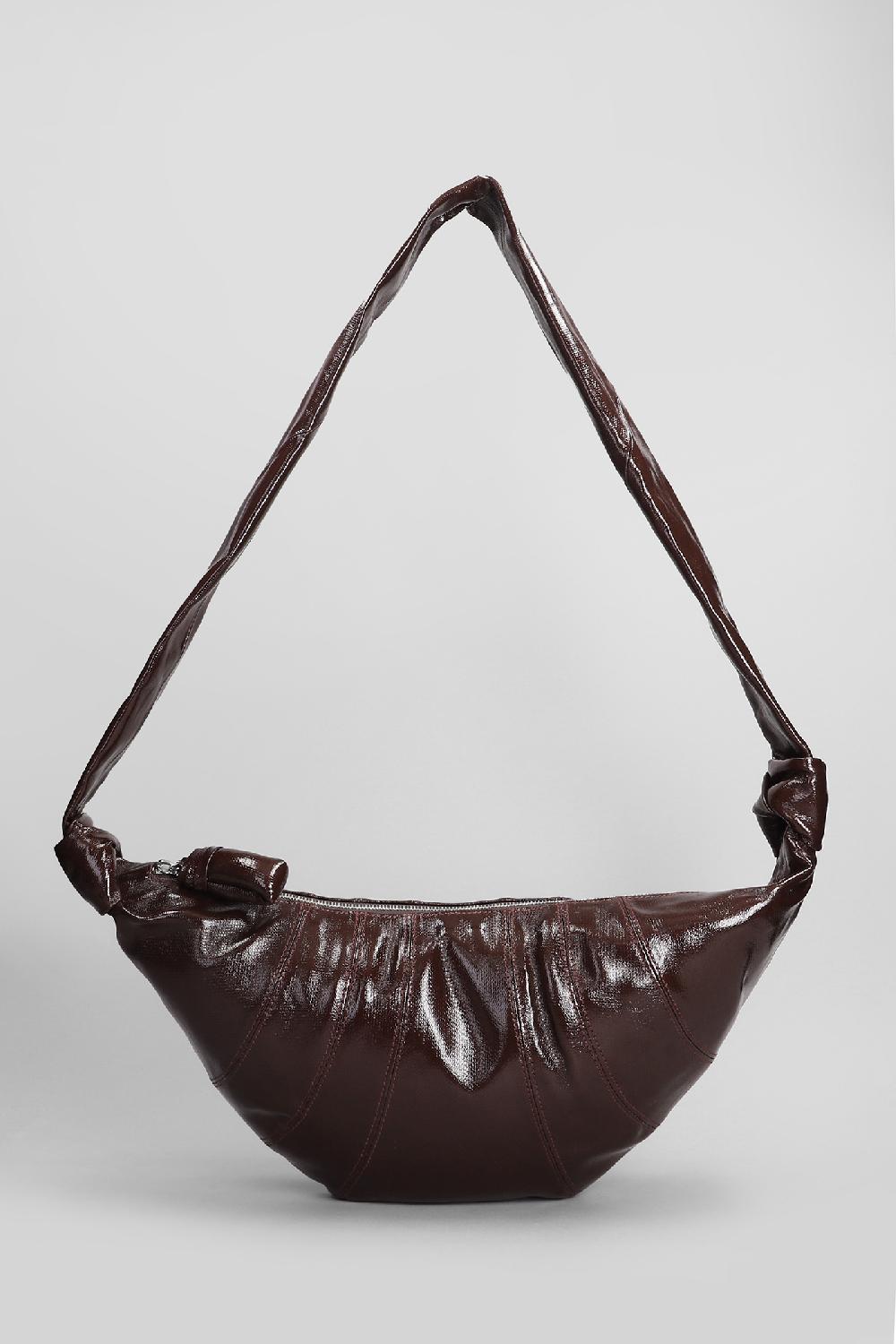 Deliberti LEMAIRE Borsa a spalla medium croissant in cotone marrone cod. 404542 - Deliberti The Luxury Shopping