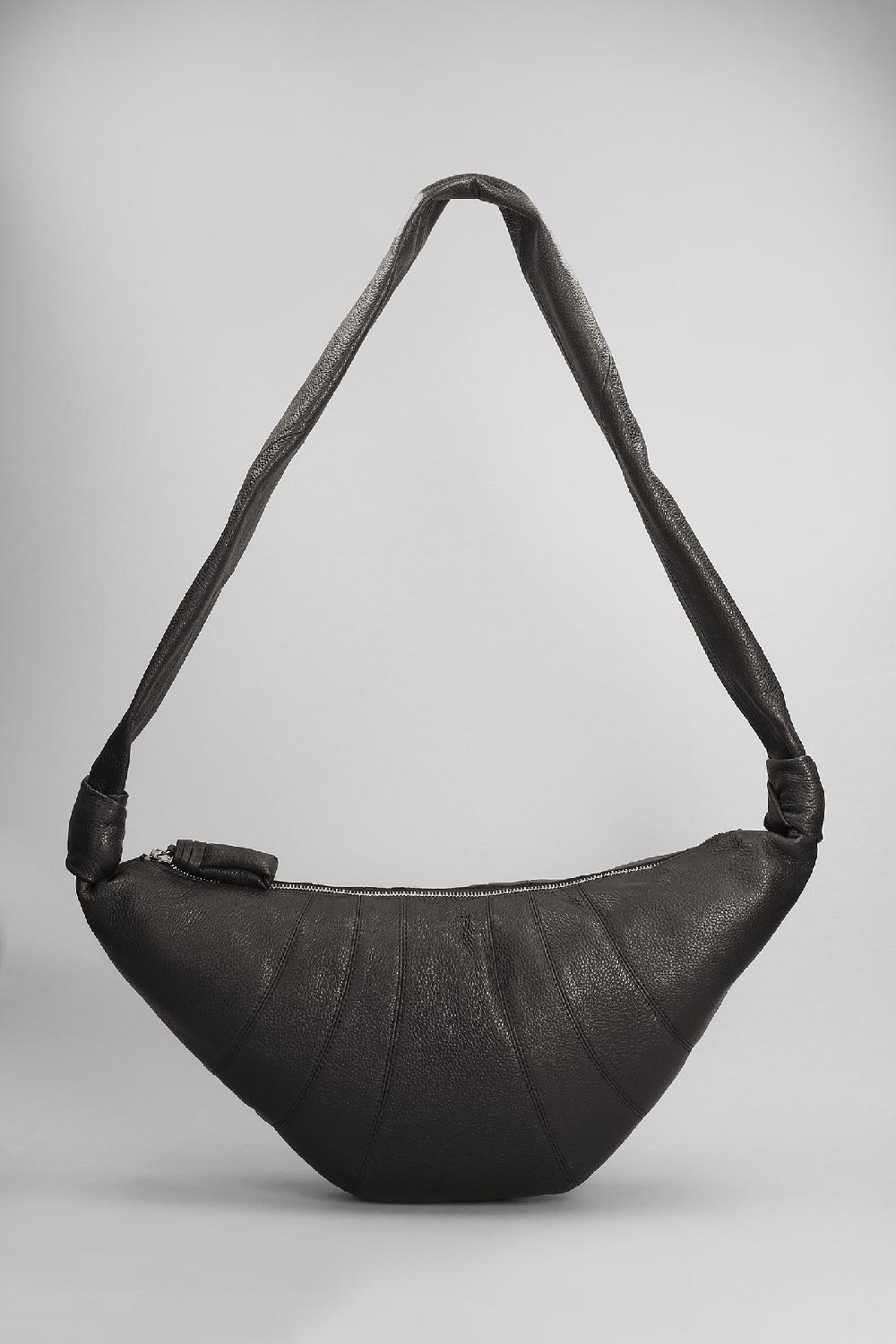 Deliberti LEMAIRE Borsa a spalla medium croissant in pelle marrone cod. 404513 - Deliberti The Luxury Shopping