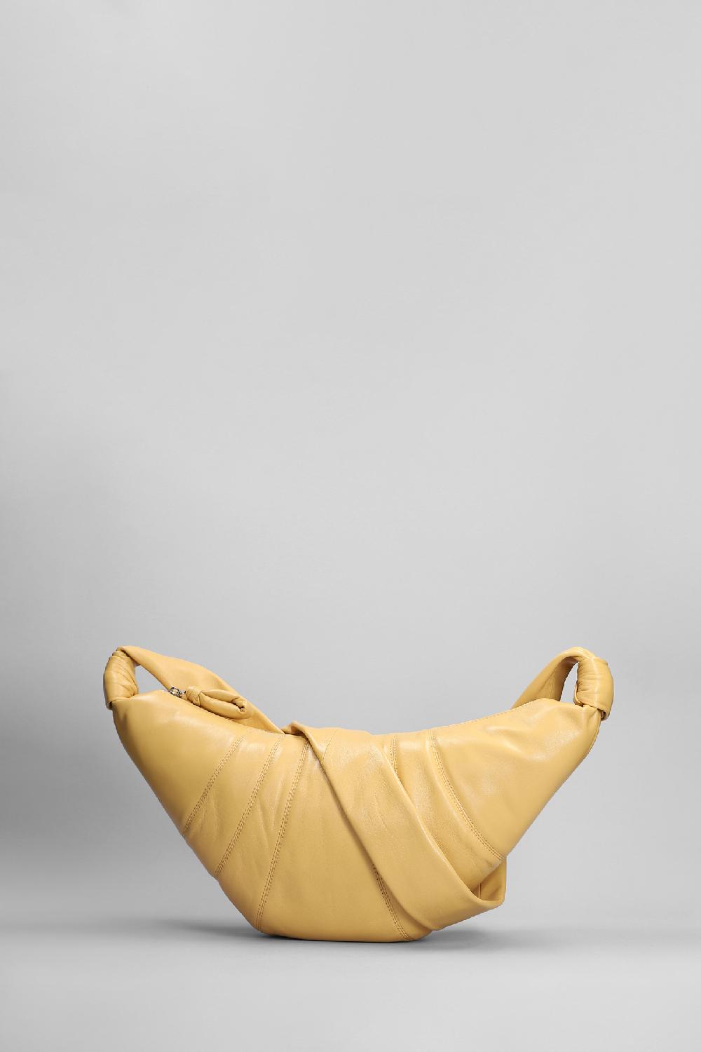 Deliberti LEMAIRE Borsa A Spalla Meduim Croissant In Pelle Gialla Cod. 394685 - Deliberti The Luxury Shopping