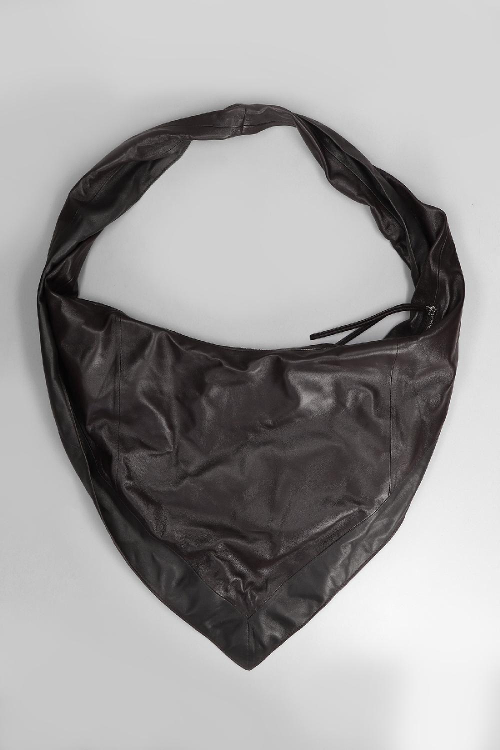 Deliberti LEMAIRE Borsa A Spalla Scarf Bag In Pelle Marrone Cod. 404510 - Deliberti The Luxury Shopping